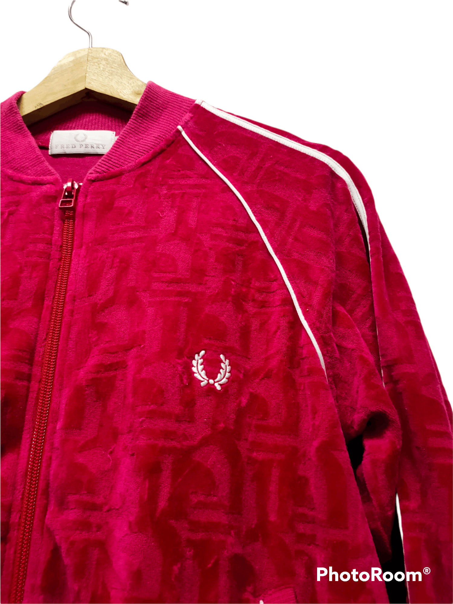 Fred Perry Fred Perry zip jacket velvet logo Size US M / EU 48-50 / 2 - 4 Thumbnail