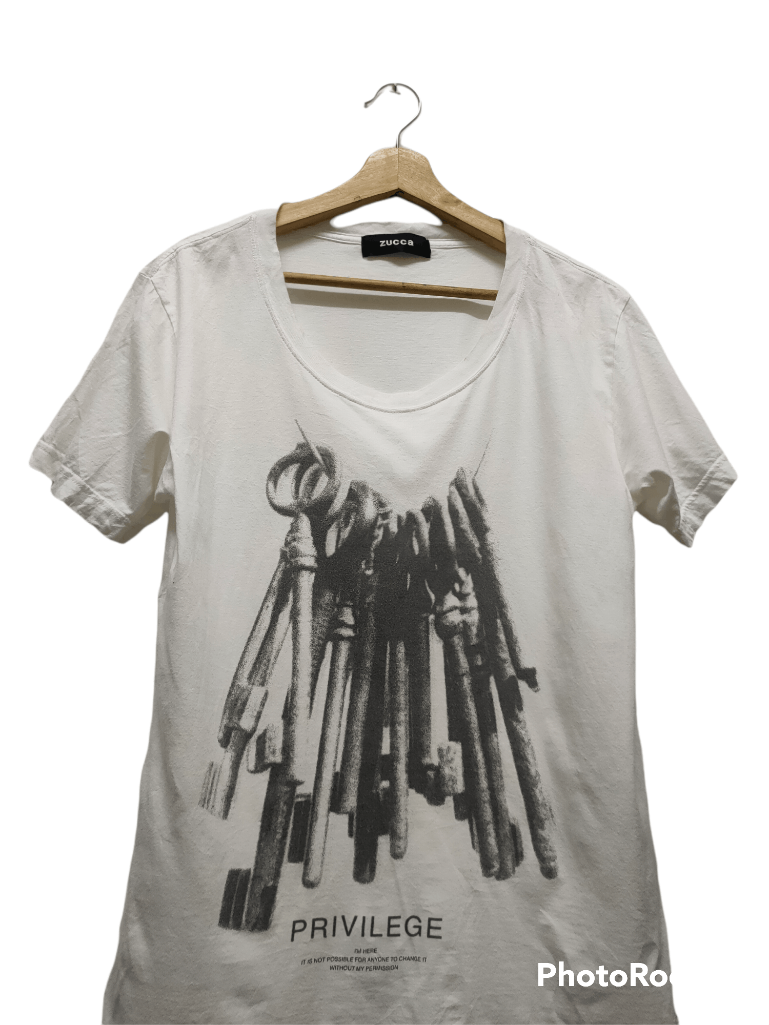 CABANE de ZUCCa Zucca issey miyake tee logo privilege Size US M / EU 48-50 / 2 - 2 Thumbnail