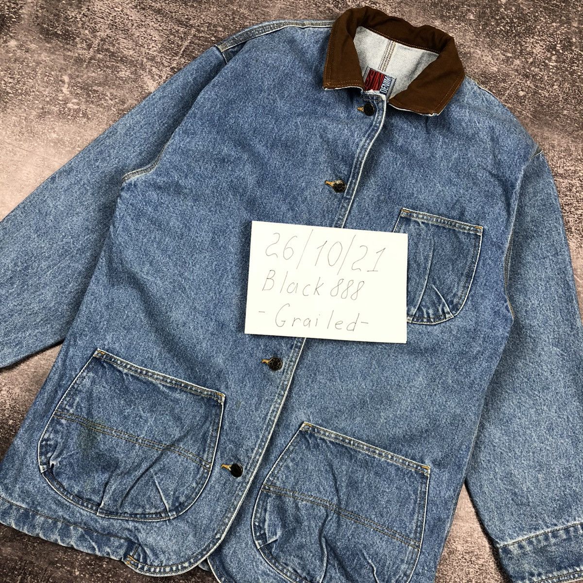 Vintage Vintage 90s Sun Belt Denim Jacket Size US M / EU 48-50 / 2 - 14 Thumbnail