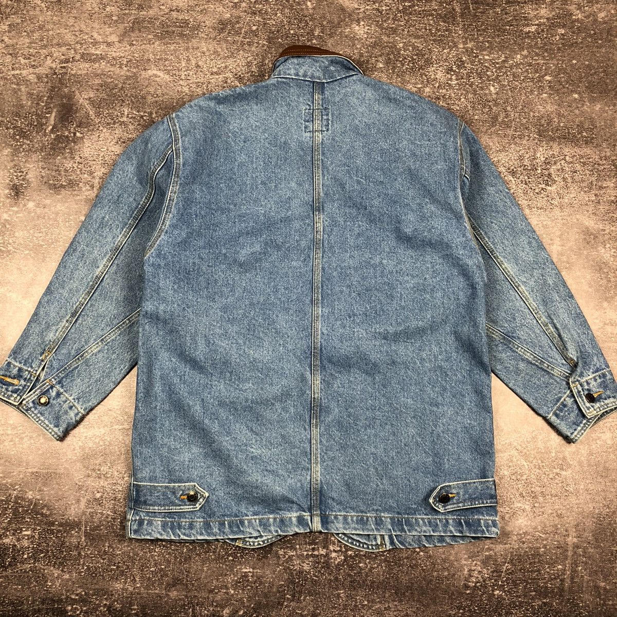 Vintage Vintage 90s Sun Belt Denim Jacket Size US M / EU 48-50 / 2 - 4 Thumbnail