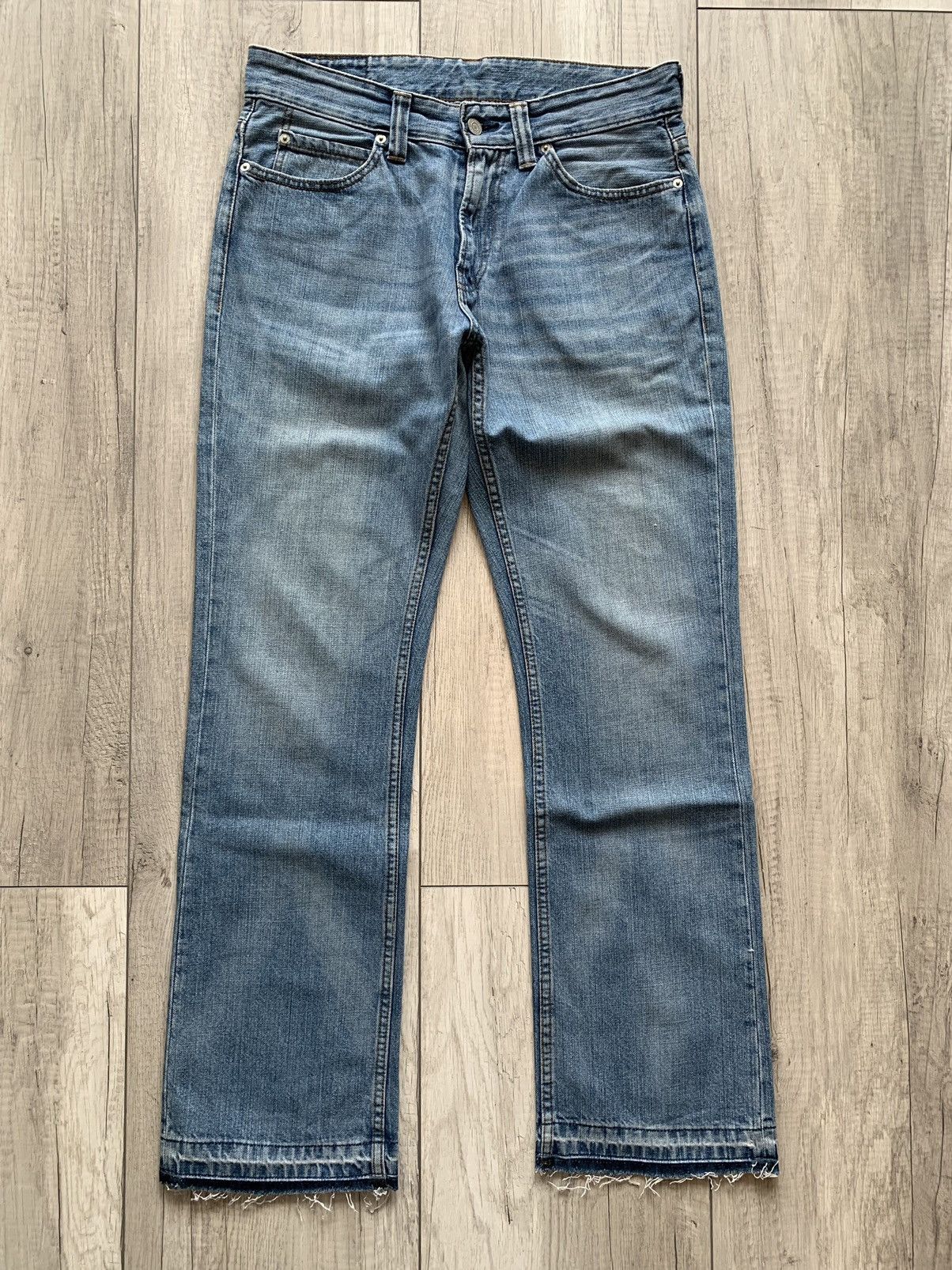 Vintage Vintage Levi’s 506 Blue Released Hem Flared 501 505 | Grailed