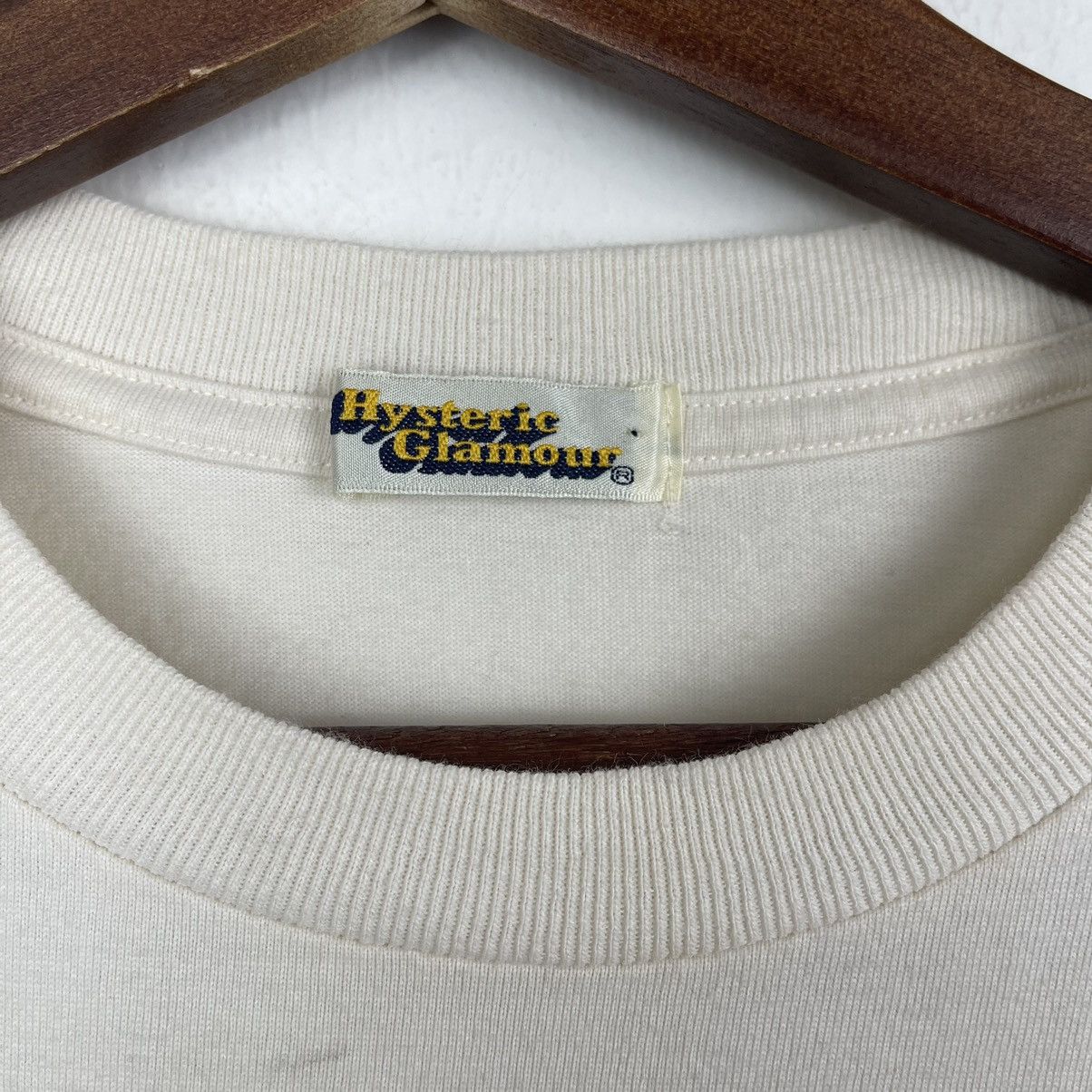 Hysteric Glamour Vintage Hysteric glamour white tshirt made in japan Size US S / EU 44-46 / 1 - 9 Thumbnail