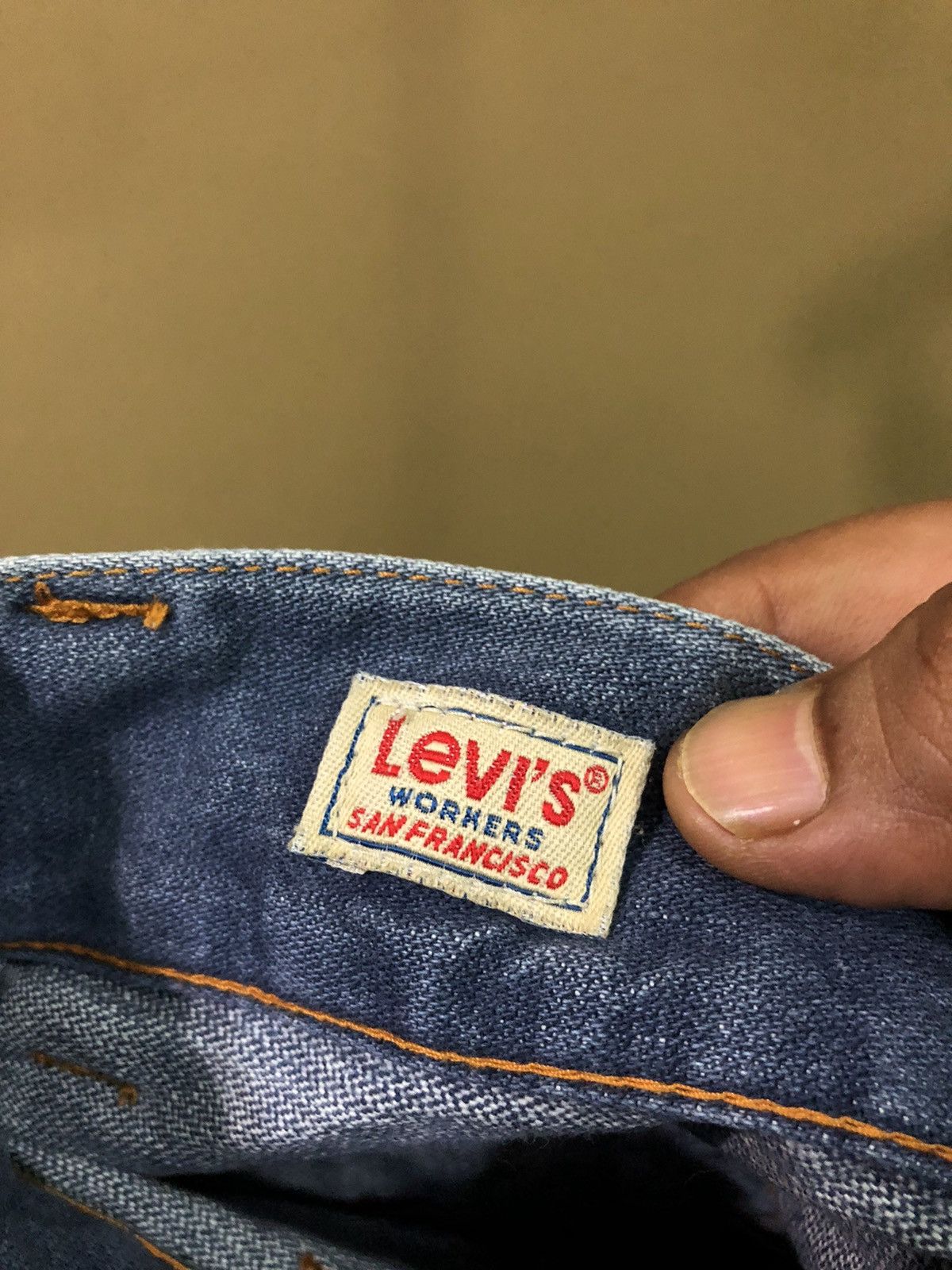 Levi's × Vintage Vintage Levis Workers Multi Pocket Distressed Denim Jeans Size US 27 - 6 Thumbnail