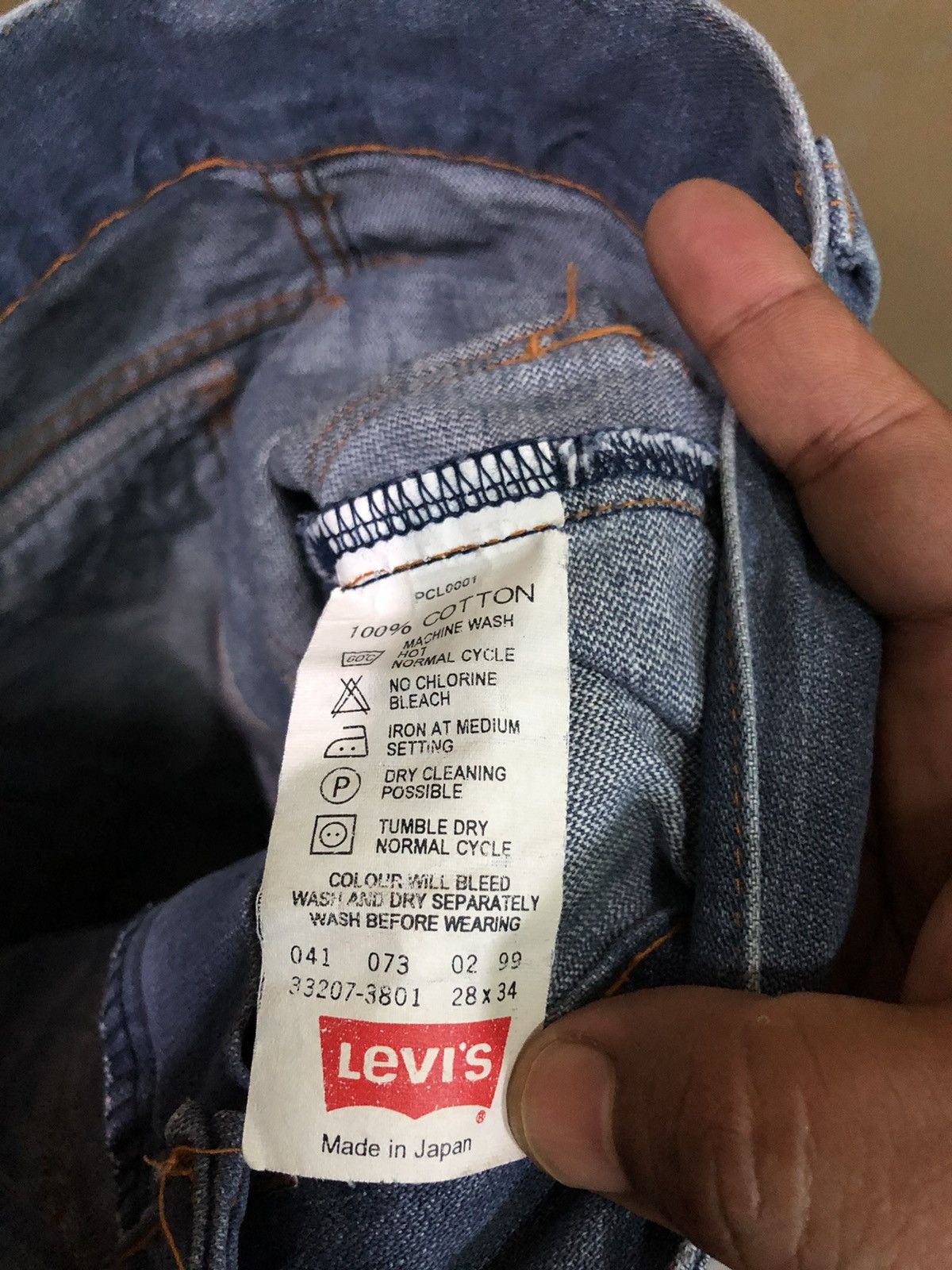Levi's × Vintage Vintage Levis Workers Multi Pocket Distressed Denim Jeans Size US 27 - 7 Thumbnail