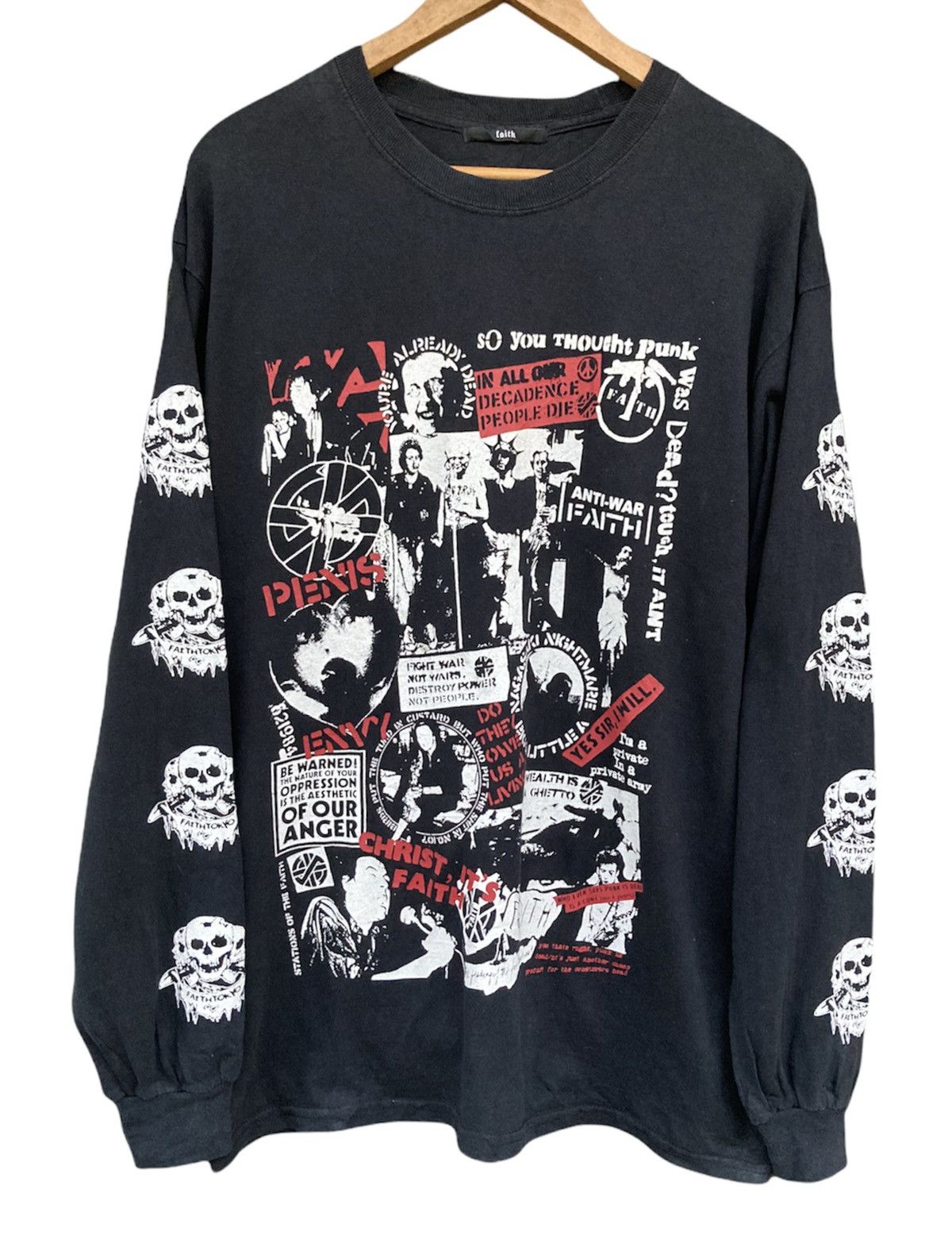 Band Tees × Japanese Brand × Seditionaries Faith Tribute to Punk Culture Size US L / EU 52-54 / 3 - 1 Thumbnail