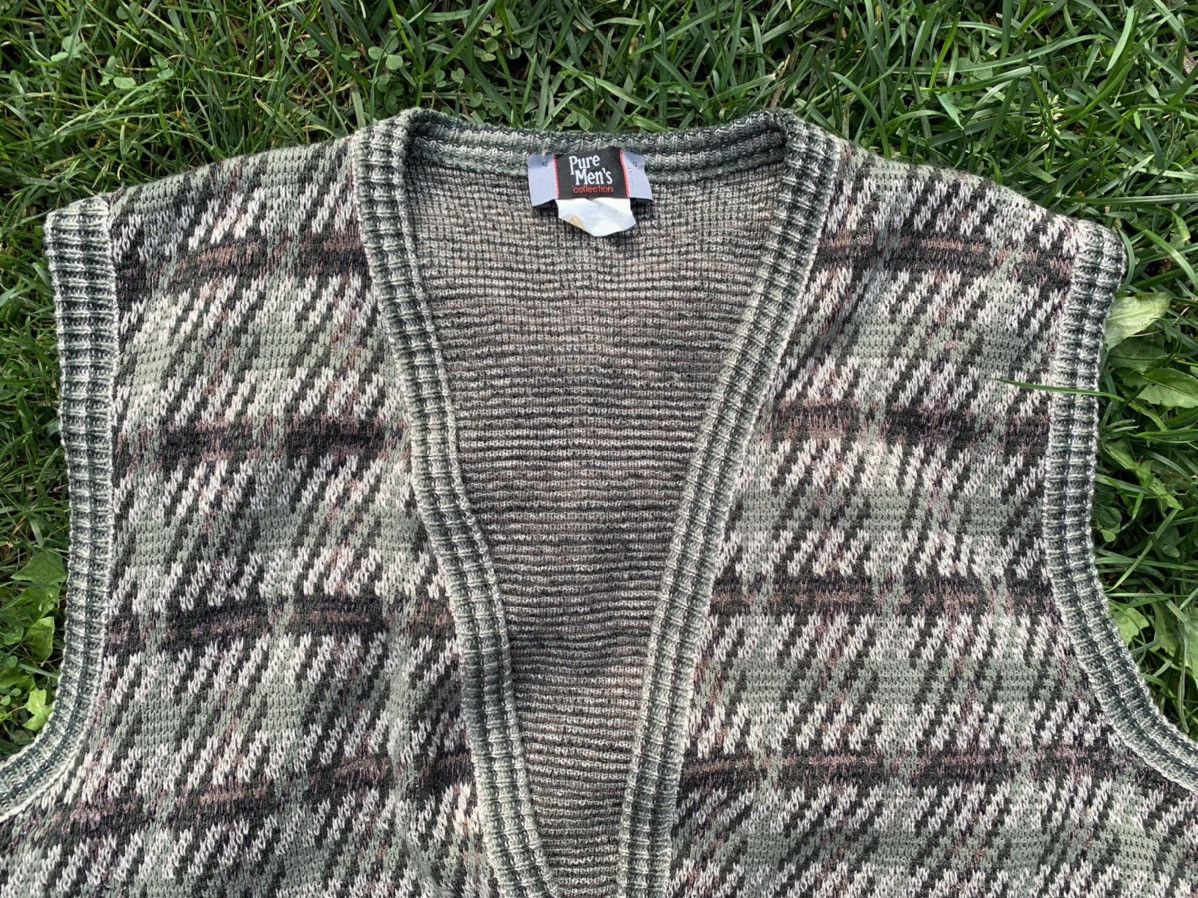 Vintage Vintage Patterned Vest (Checkered) Size US L / EU 52-54 / 3 - 3 Thumbnail