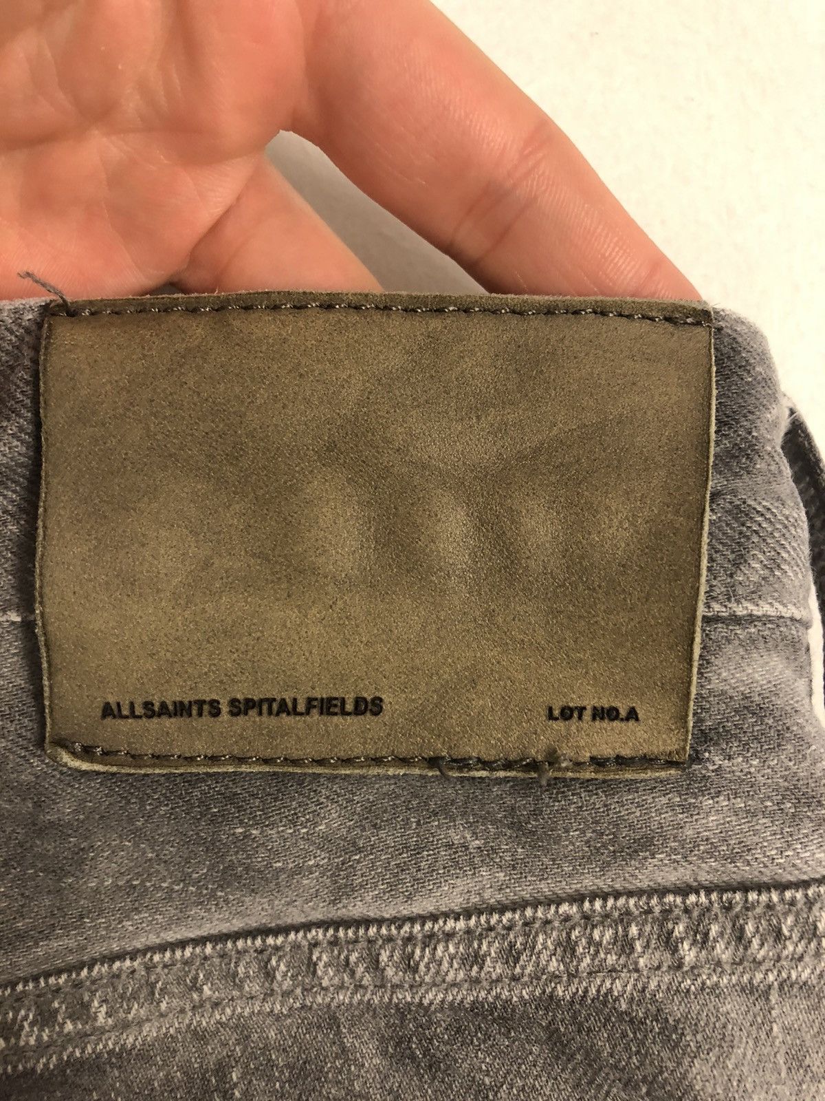 Allsaints × Vintage ALL SAINTS VINTAGE GREY WASHED DENIM JEANS Size US 30 / EU 46 - 7 Thumbnail