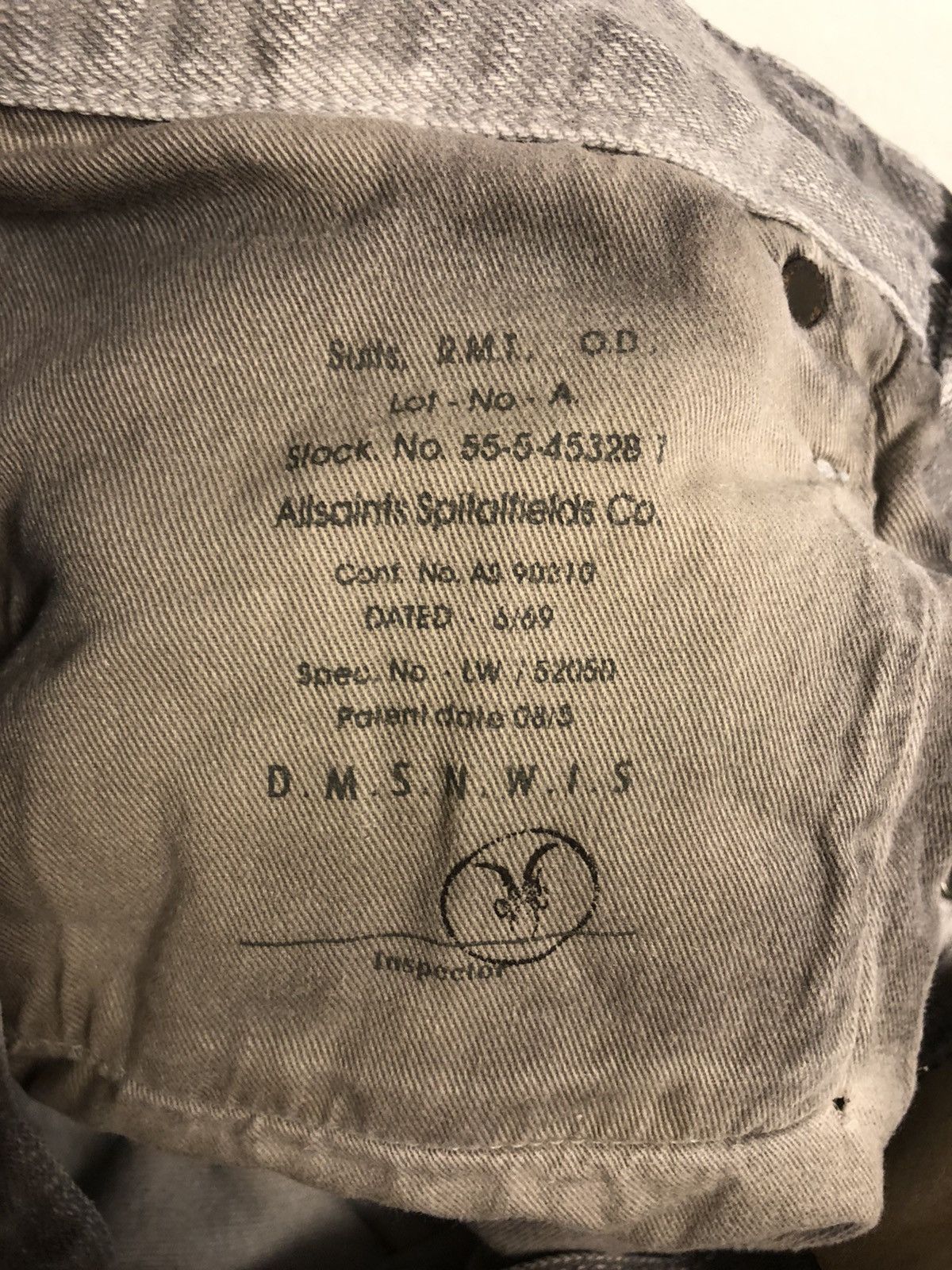 Allsaints × Vintage ALL SAINTS VINTAGE GREY WASHED DENIM JEANS Size US 30 / EU 46 - 8 Thumbnail