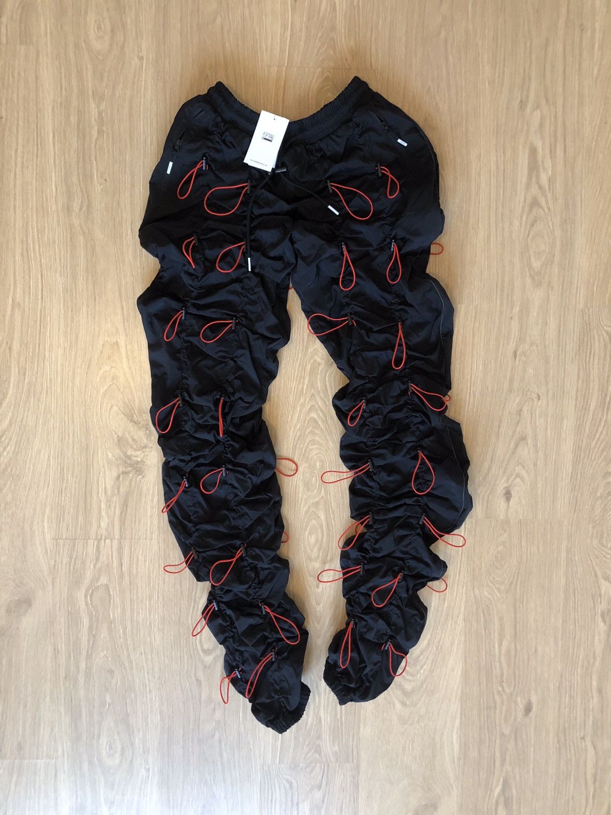 99%IS- NEW SZ.2/3/4 GOBCHANG SHELL TROUSERS BLACK Size US 32 / EU 48 - 2 Thumbnail