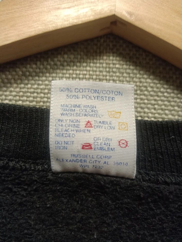 vintage 90s sweatshirt who cares made in usa
