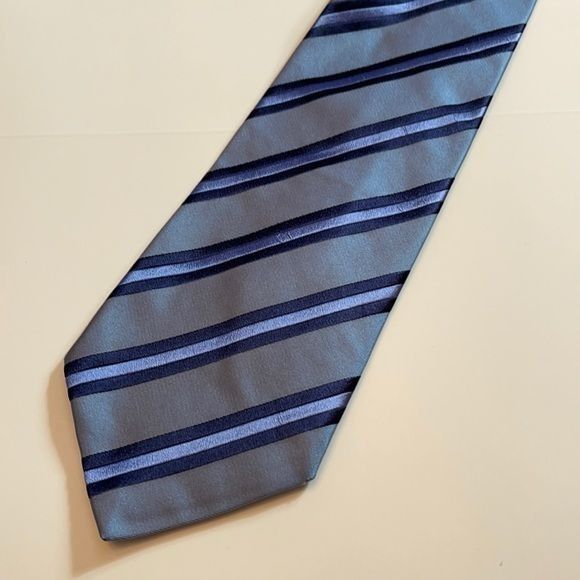 Robert Talbott Robert Talbott Best of Class Extra Long Blue striped Tie ...