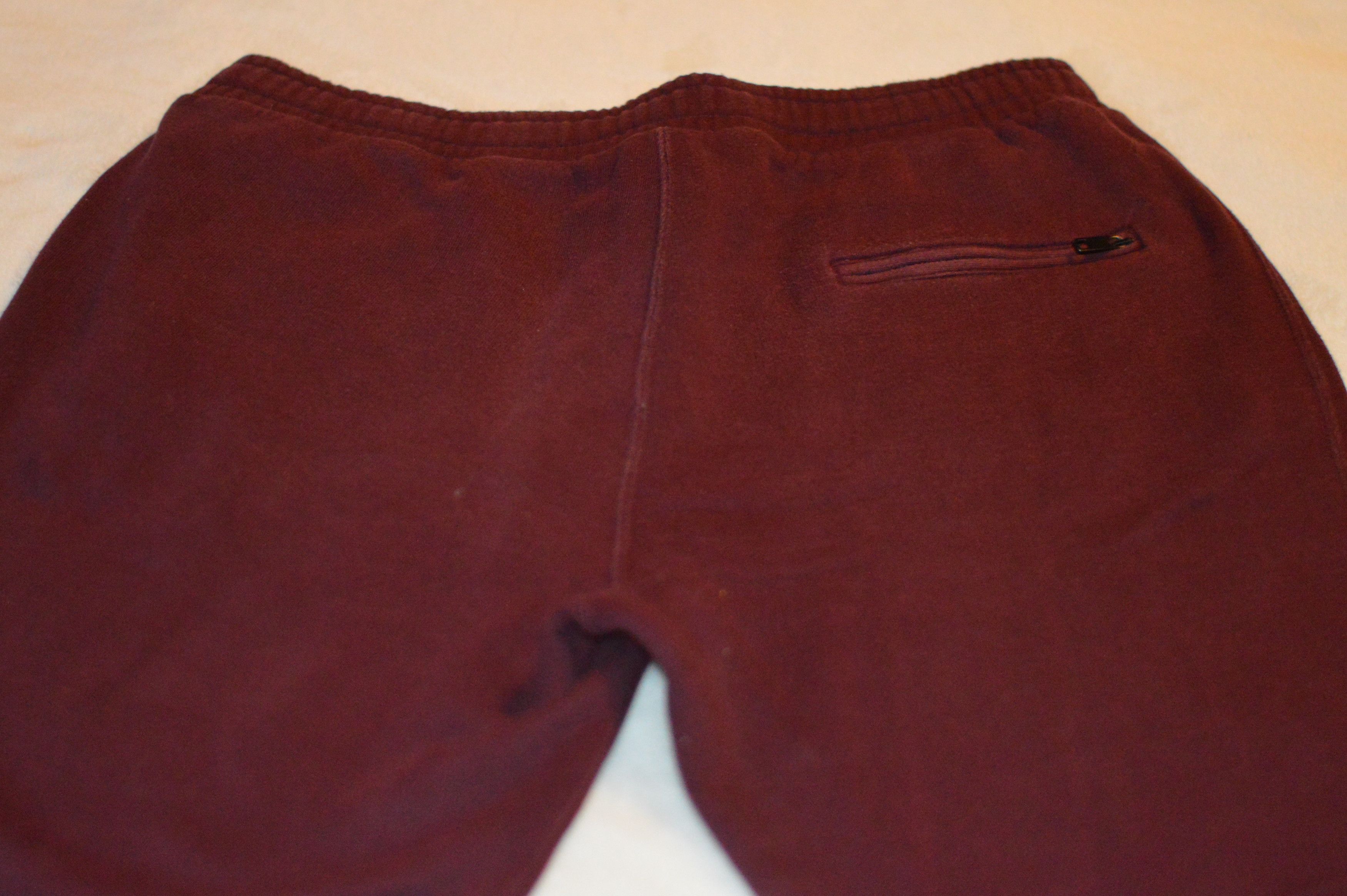 Dolce & Gabbana Dolce & Gabbana Maroon Bee & Crown Embroidered Sweatpants Size US 34 / EU 50 - 7 Thumbnail