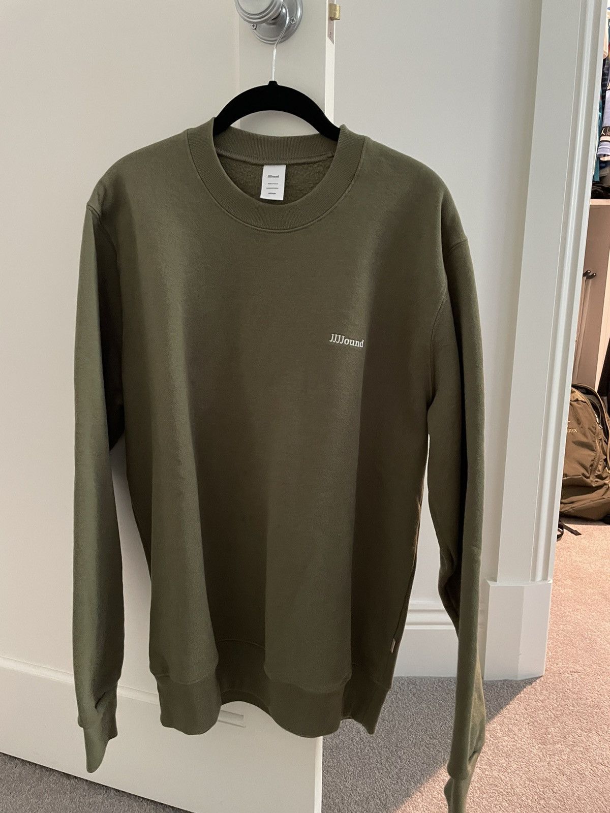 cheapest clearance Jjjjound J/95 Crewneck - Utility Green | www.fcbsudan.com