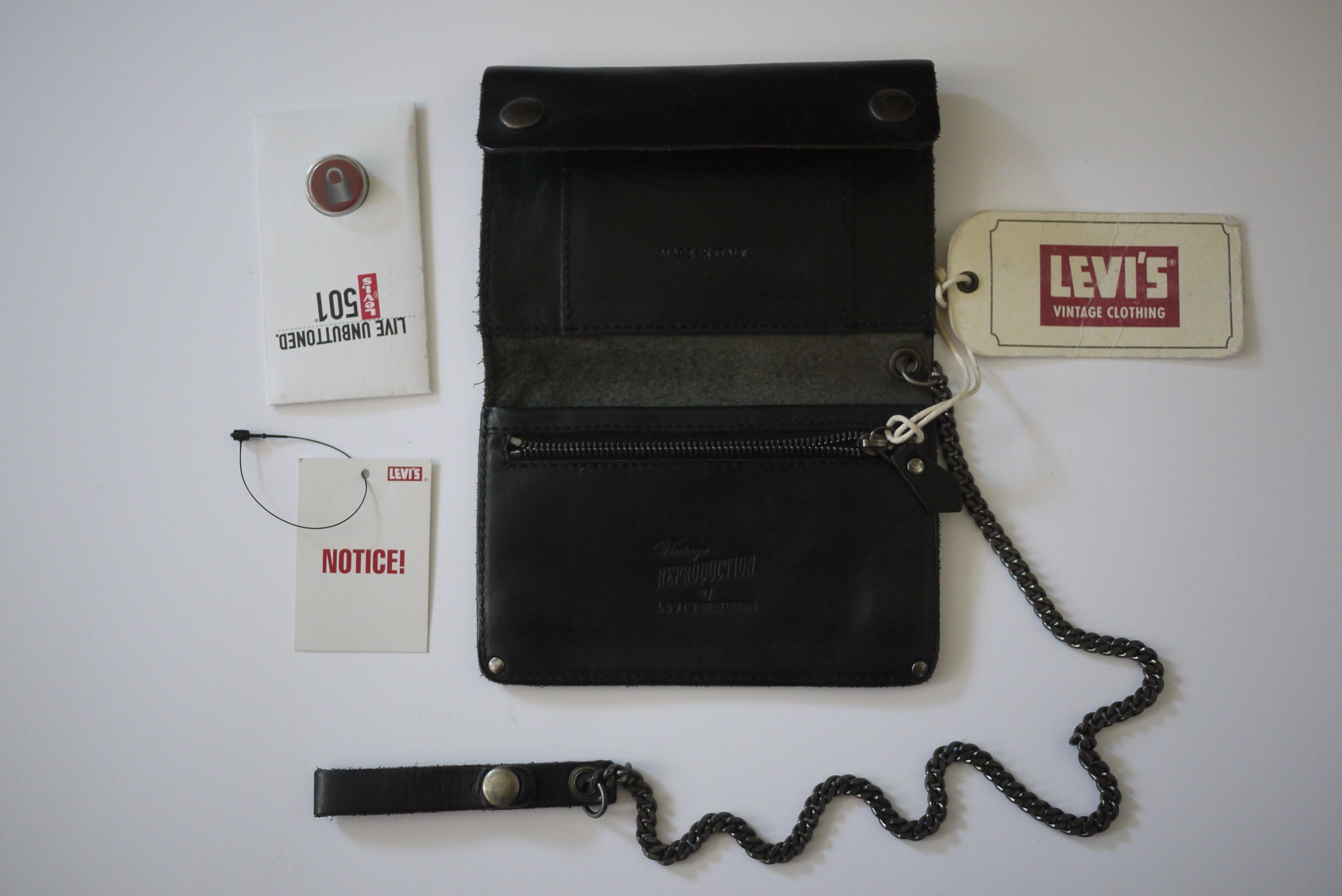 Levi's Vintage Clothing Moto Chain wallet | Grailed