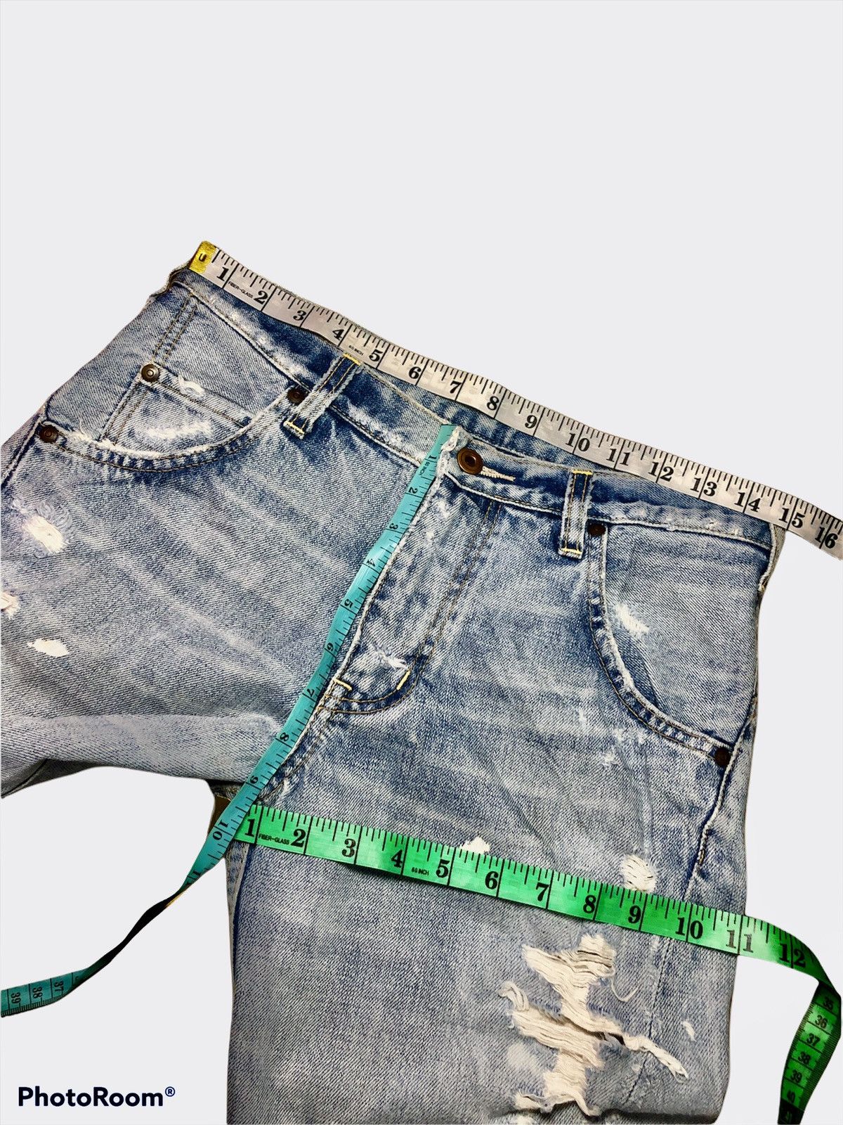 Japanese Brand Distressed Twist RNA INC Trashed Denim Size US 30 / EU 46 - 13 Thumbnail