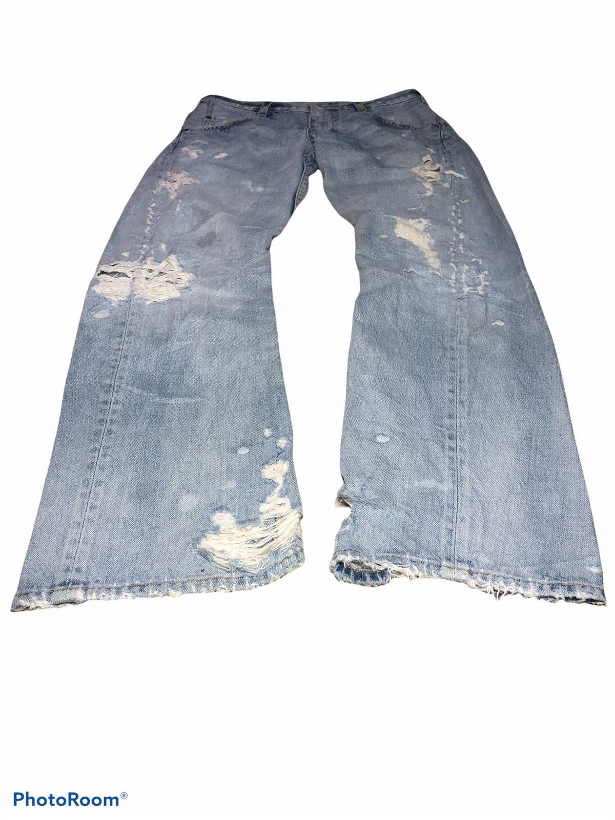 Japanese Brand Distressed Twist RNA INC Trashed Denim Size US 30 / EU 46 - 3 Thumbnail