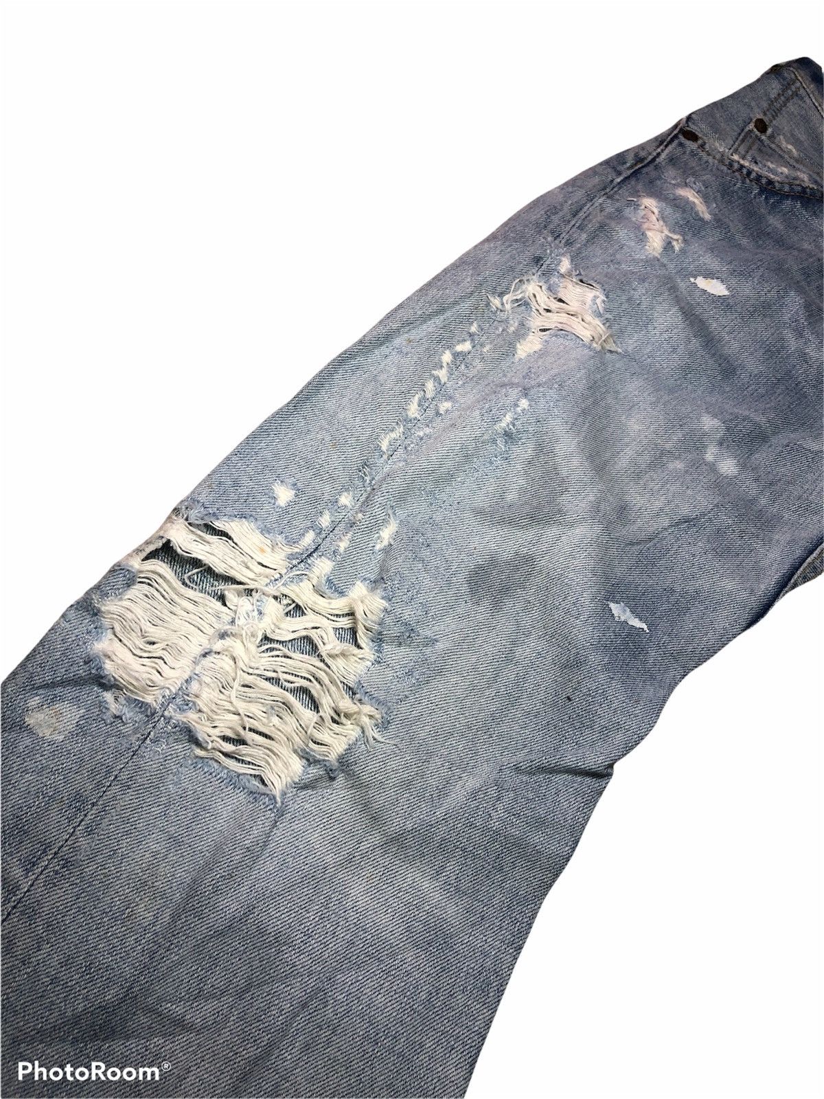 Japanese Brand Distressed Twist RNA INC Trashed Denim Size US 30 / EU 46 - 5 Thumbnail