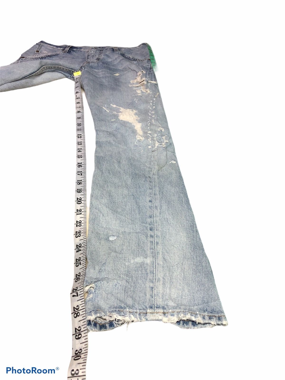 Japanese Brand Distressed Twist RNA INC Trashed Denim Size US 30 / EU 46 - 11 Thumbnail