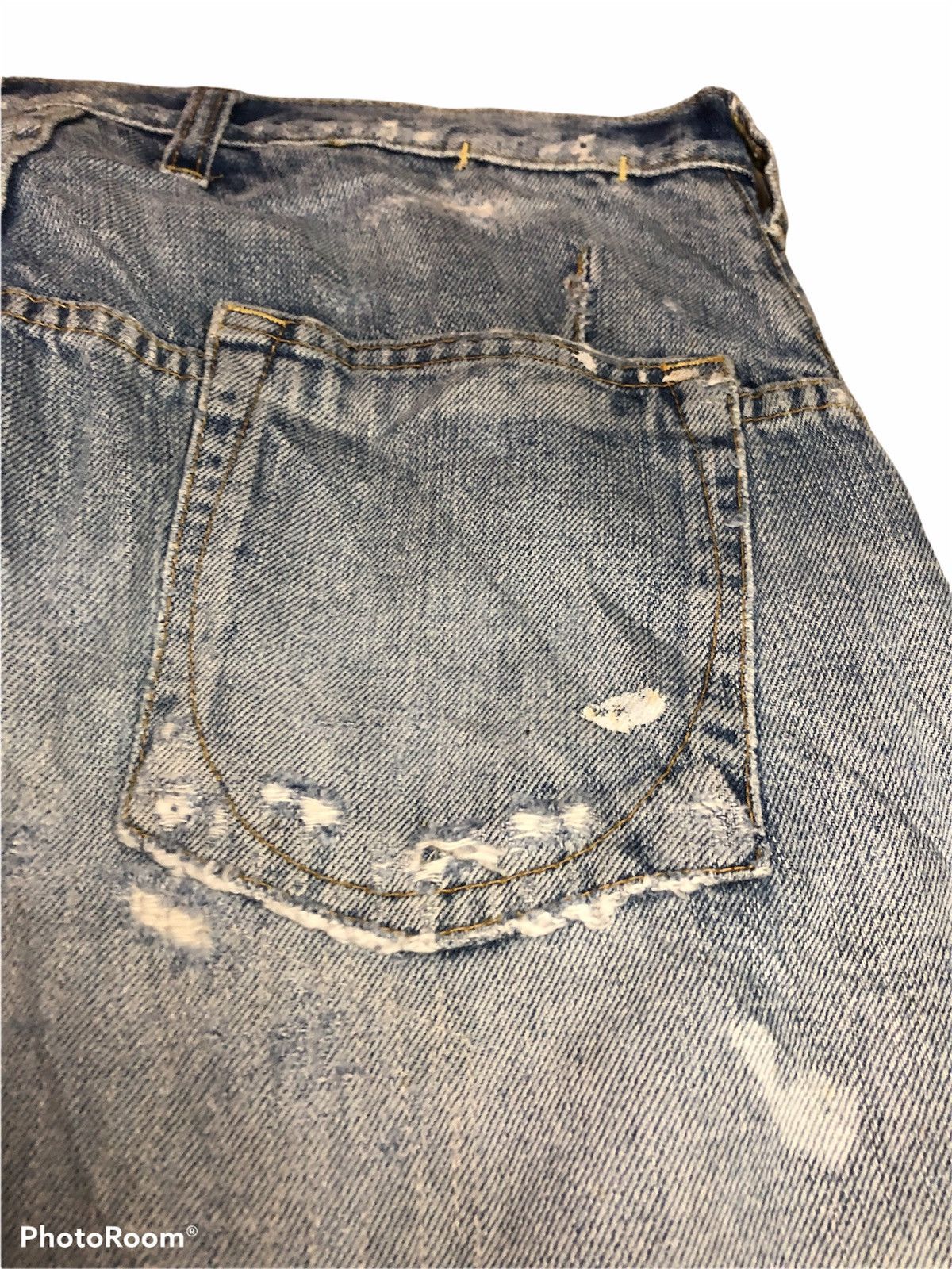 Japanese Brand Distressed Twist RNA INC Trashed Denim Size US 30 / EU 46 - 9 Thumbnail
