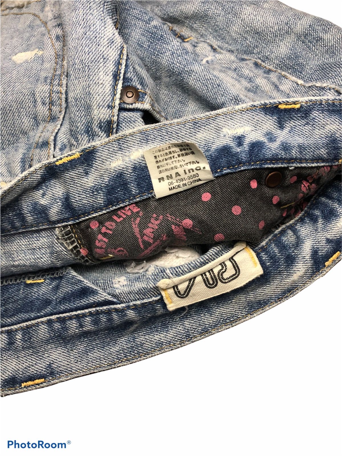 Japanese Brand Distressed Twist RNA INC Trashed Denim Size US 30 / EU 46 - 10 Thumbnail