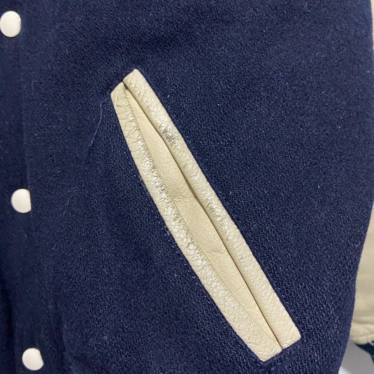 Japanese Brand Vintage Icefire Varsity Jacket Leather Sleeves Size US M / EU 48-50 / 2 - 5 Thumbnail
