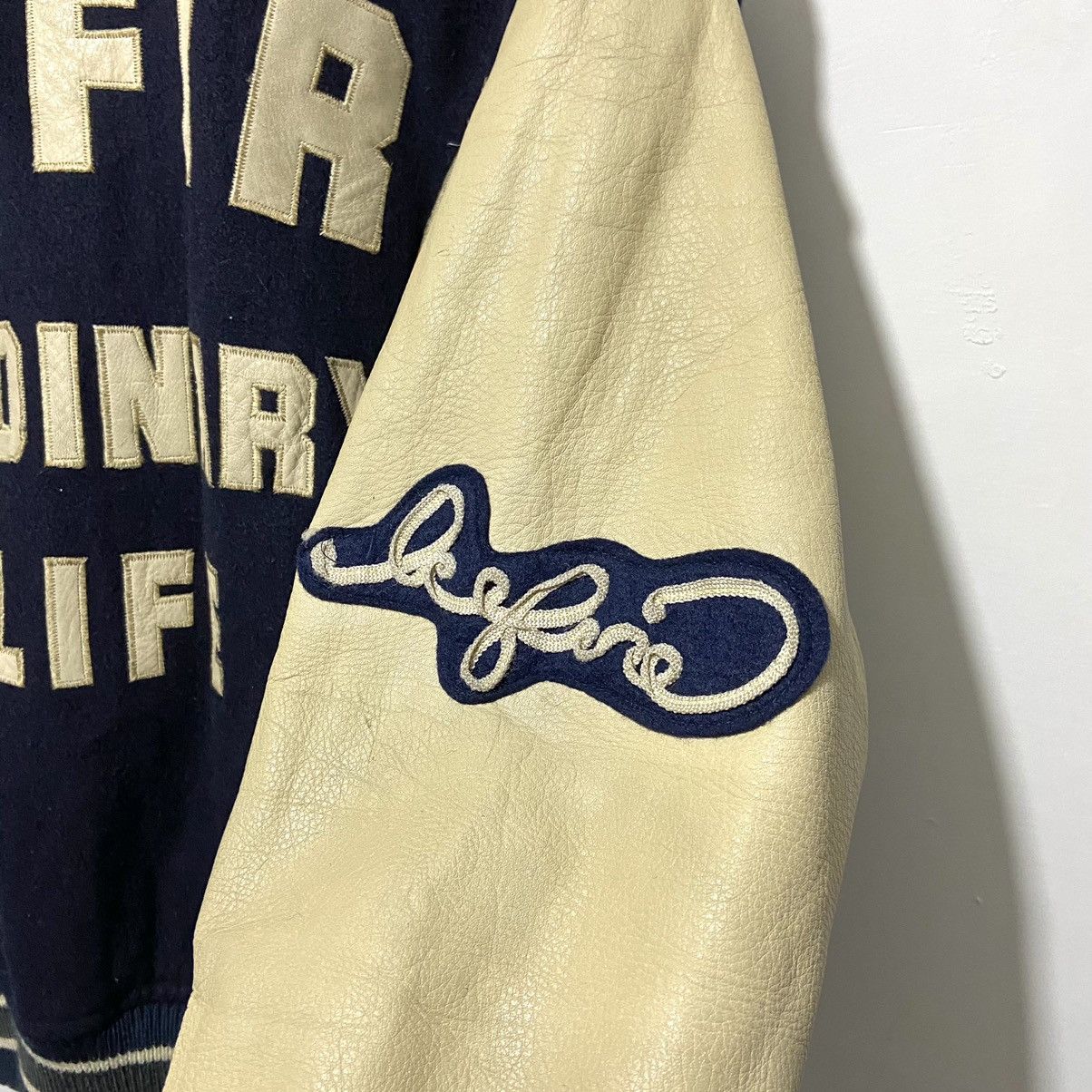 Japanese Brand Vintage Icefire Varsity Jacket Leather Sleeves Size US M / EU 48-50 / 2 - 3 Thumbnail