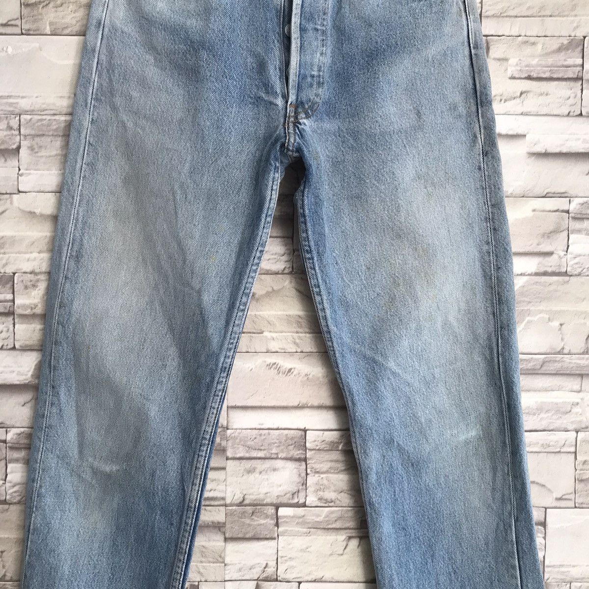 Levi's Vintage 80s Levis 501 Denim Jeans Sunfaded Size US 28 / EU 44 - 7 Thumbnail