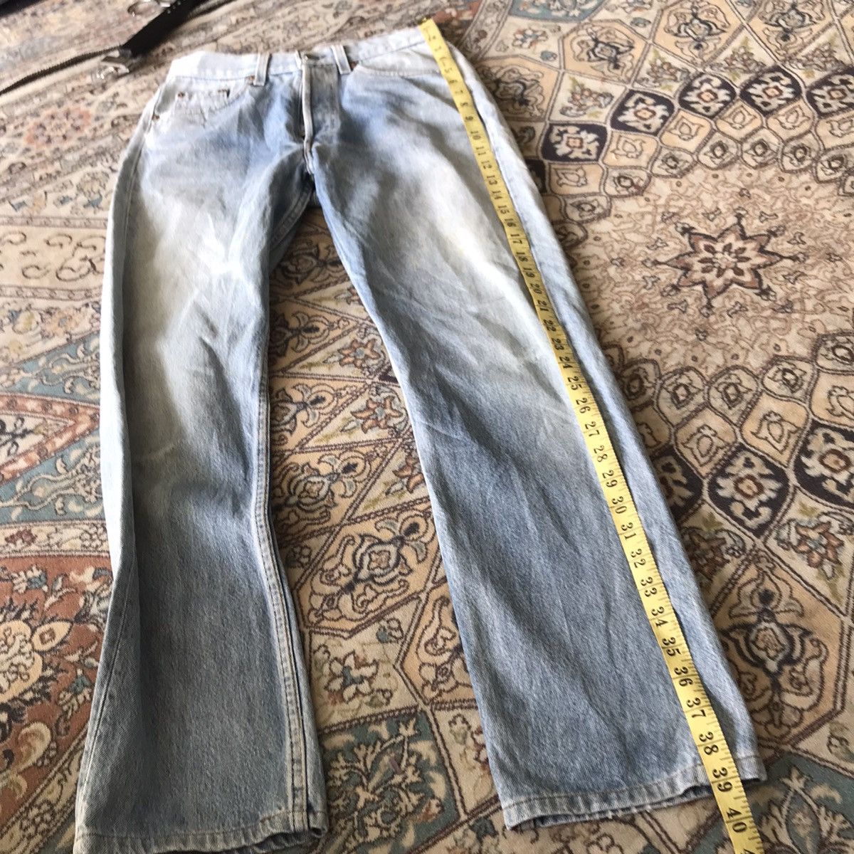 Levi's Vintage 80s Levis 501 Denim Jeans Sunfaded Size US 28 / EU 44 - 18 Thumbnail