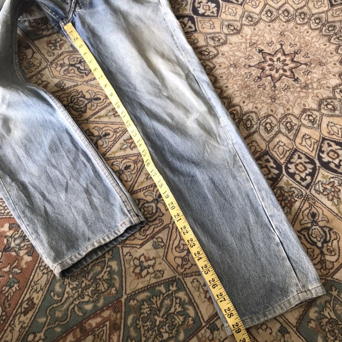Levi's Vintage 80s Levis 501 Denim Jeans Sunfaded Size US 28 / EU 44 - 19 Thumbnail