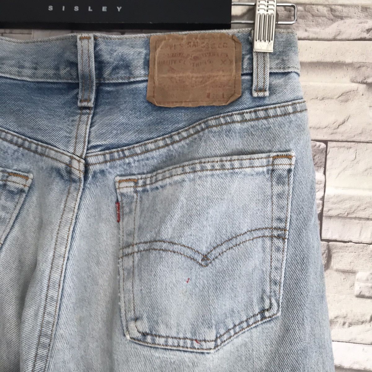 Levi's Vintage 80s Levis 501 Denim Jeans Sunfaded Size US 28 / EU 44 - 14 Thumbnail