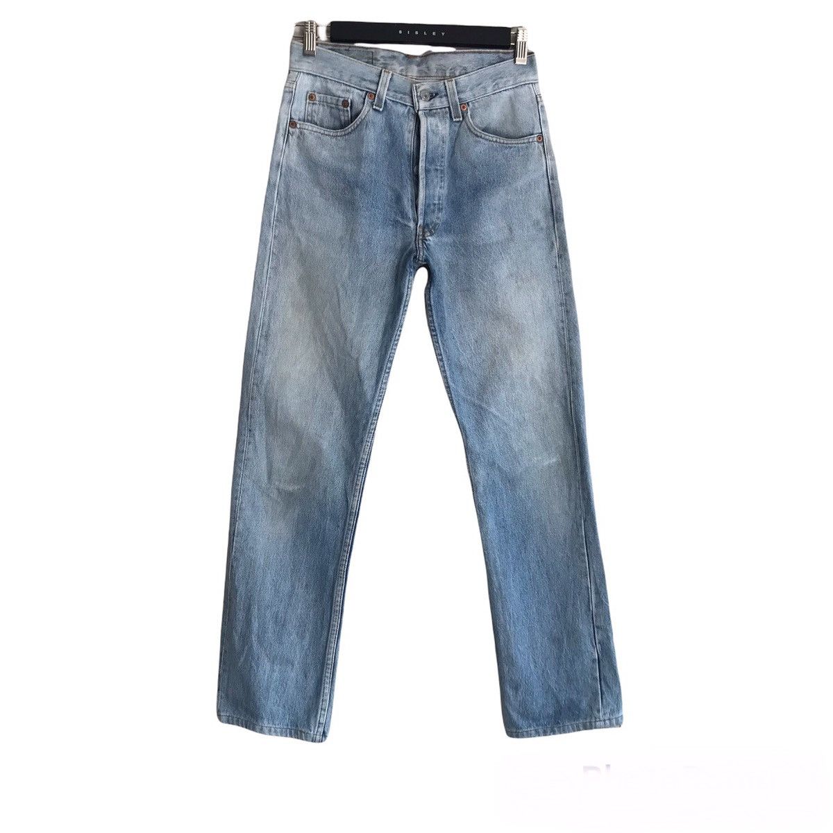 Levi's Vintage 80s Levis 501 Denim Jeans Sunfaded Size US 28 / EU 44 - 1 Thumbnail