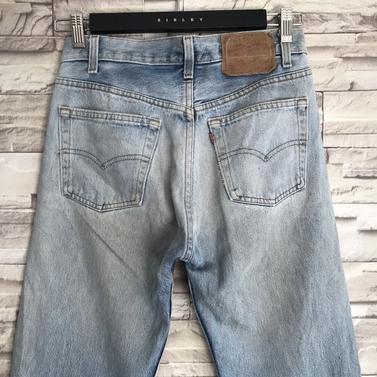 Levi's Vintage 80s Levis 501 Denim Jeans Sunfaded Size US 28 / EU 44 - 11 Thumbnail