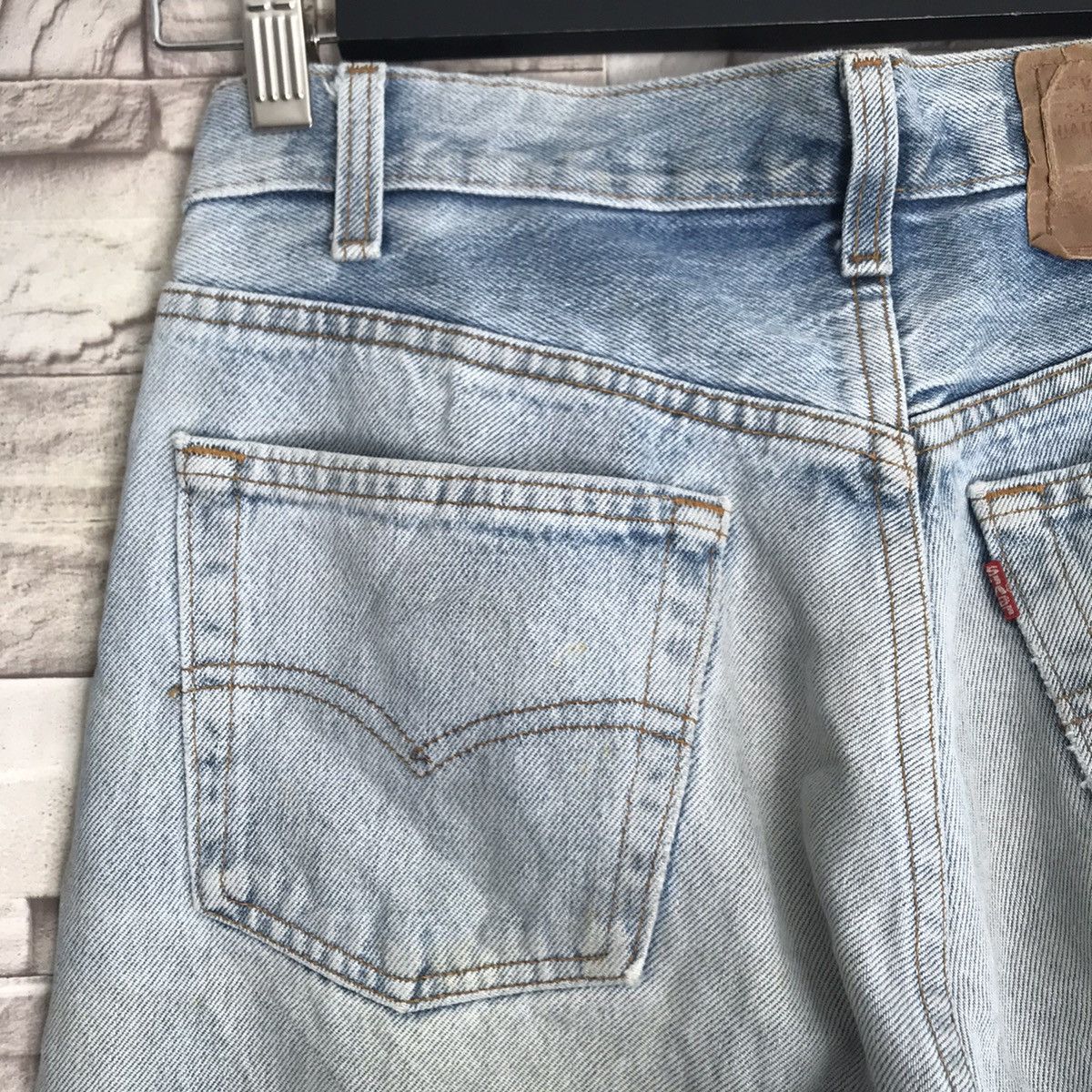 Levi's Vintage 80s Levis 501 Denim Jeans Sunfaded Size US 28 / EU 44 - 13 Thumbnail