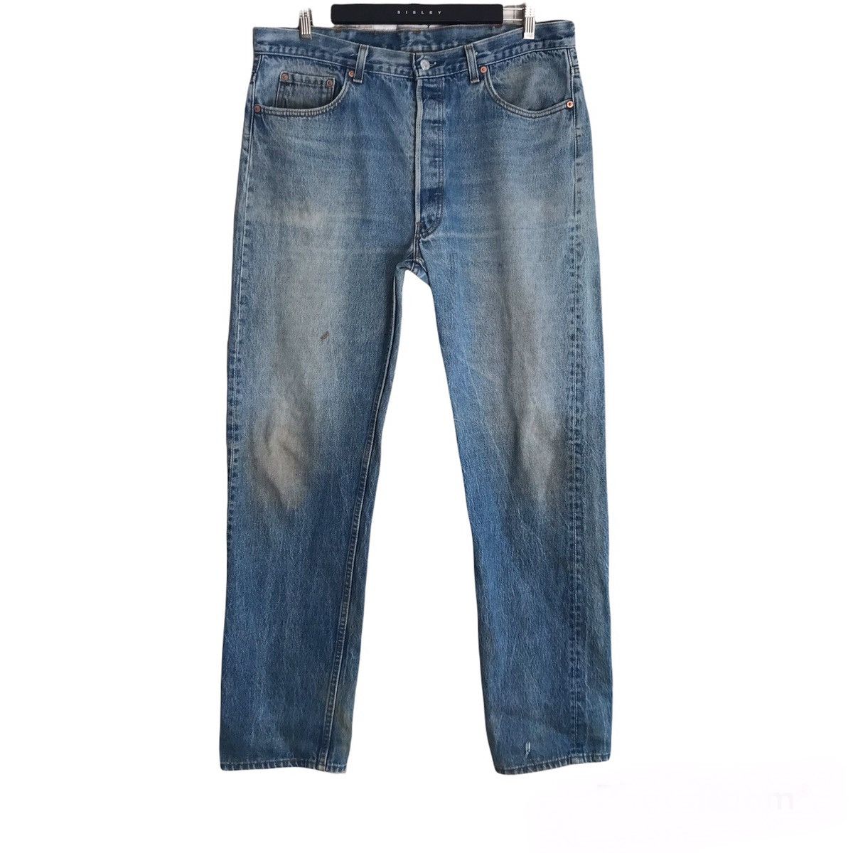 Levi's Vintage 80s Levis 501 Dirty Faded Jeans Made in USA Size US 38 / EU 54 - 1 Thumbnail