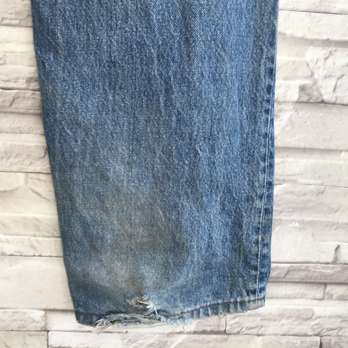 Levi's Vintage 80s Levis 501 Dirty Faded Jeans Made in USA Size US 38 / EU 54 - 10 Thumbnail