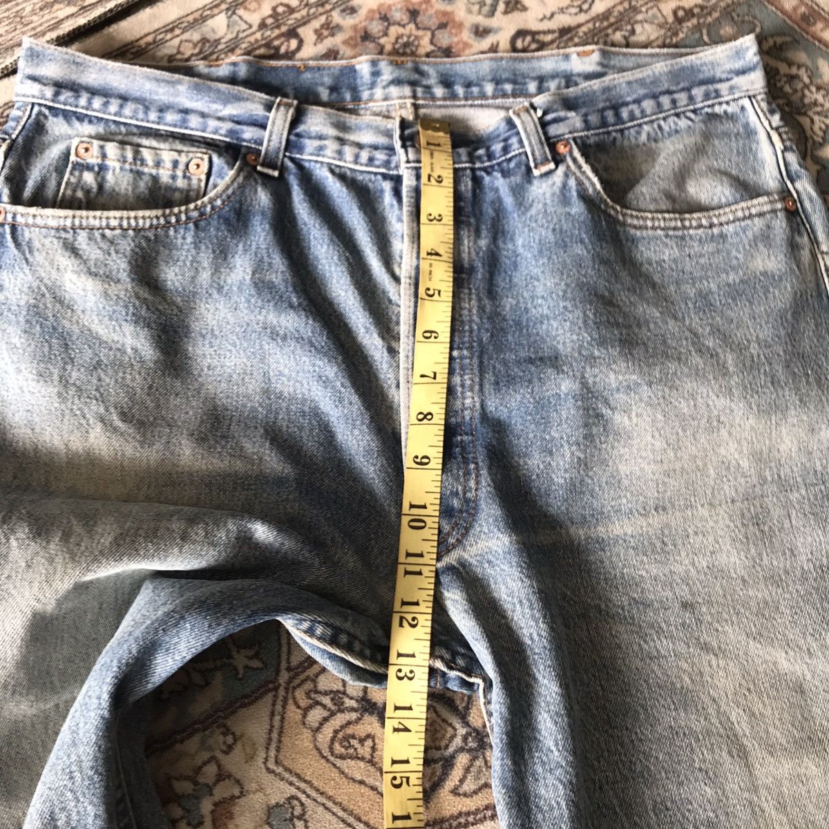 Levi's Vintage 80s Levis 501 Dirty Faded Jeans Made in USA Size US 38 / EU 54 - 19 Thumbnail