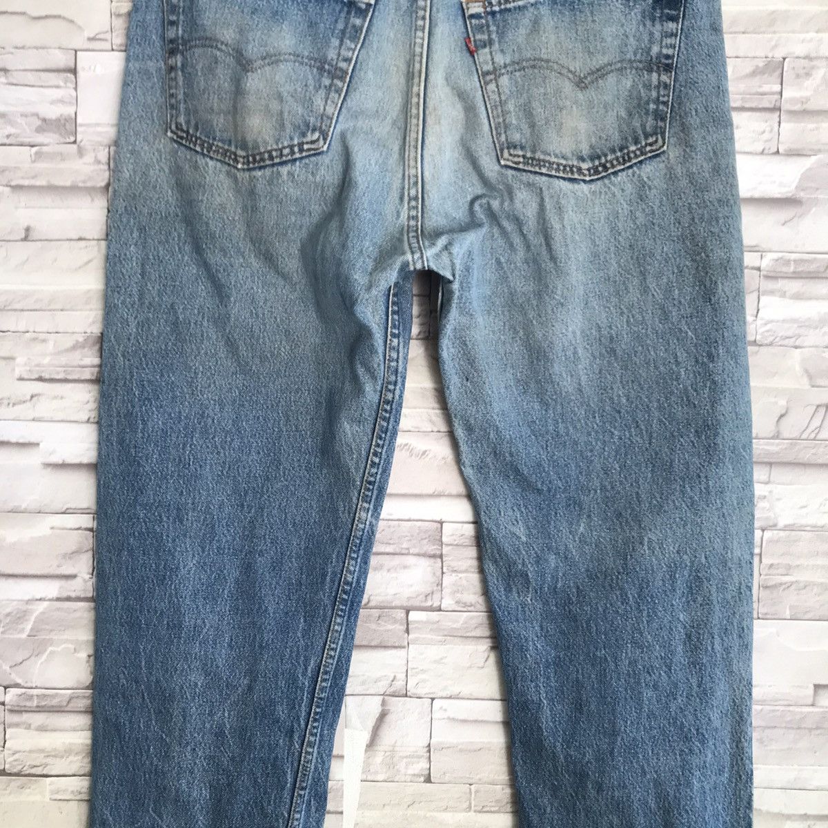 Levi's Vintage 80s Levis 501 Dirty Faded Jeans Made in USA Size US 38 / EU 54 - 9 Thumbnail