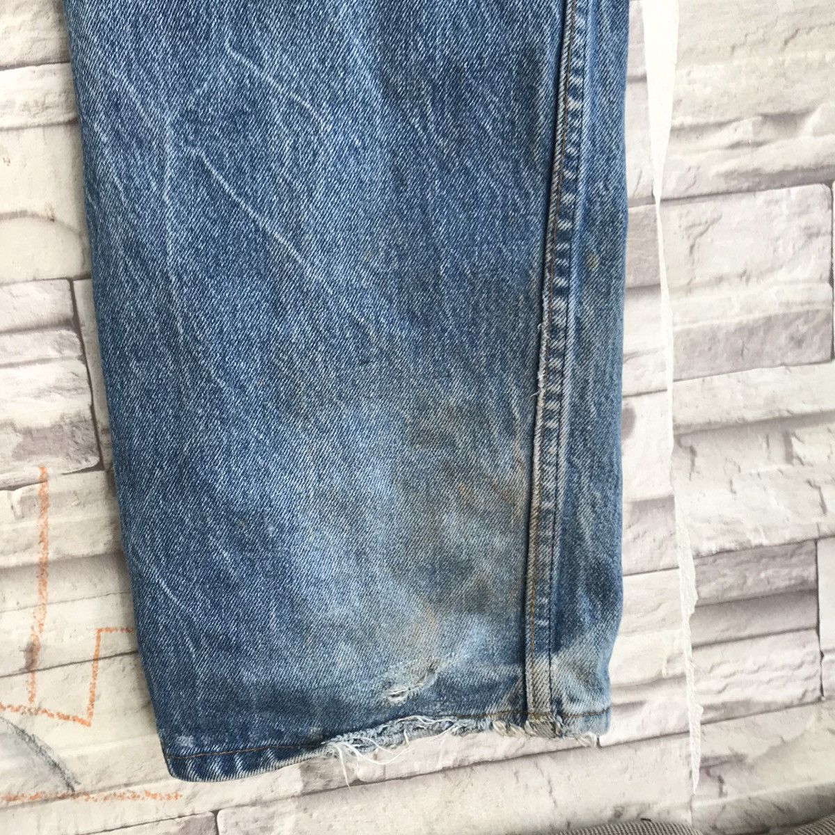 Levi's Vintage 80s Levis 501 Dirty Faded Jeans Made in USA Size US 38 / EU 54 - 11 Thumbnail