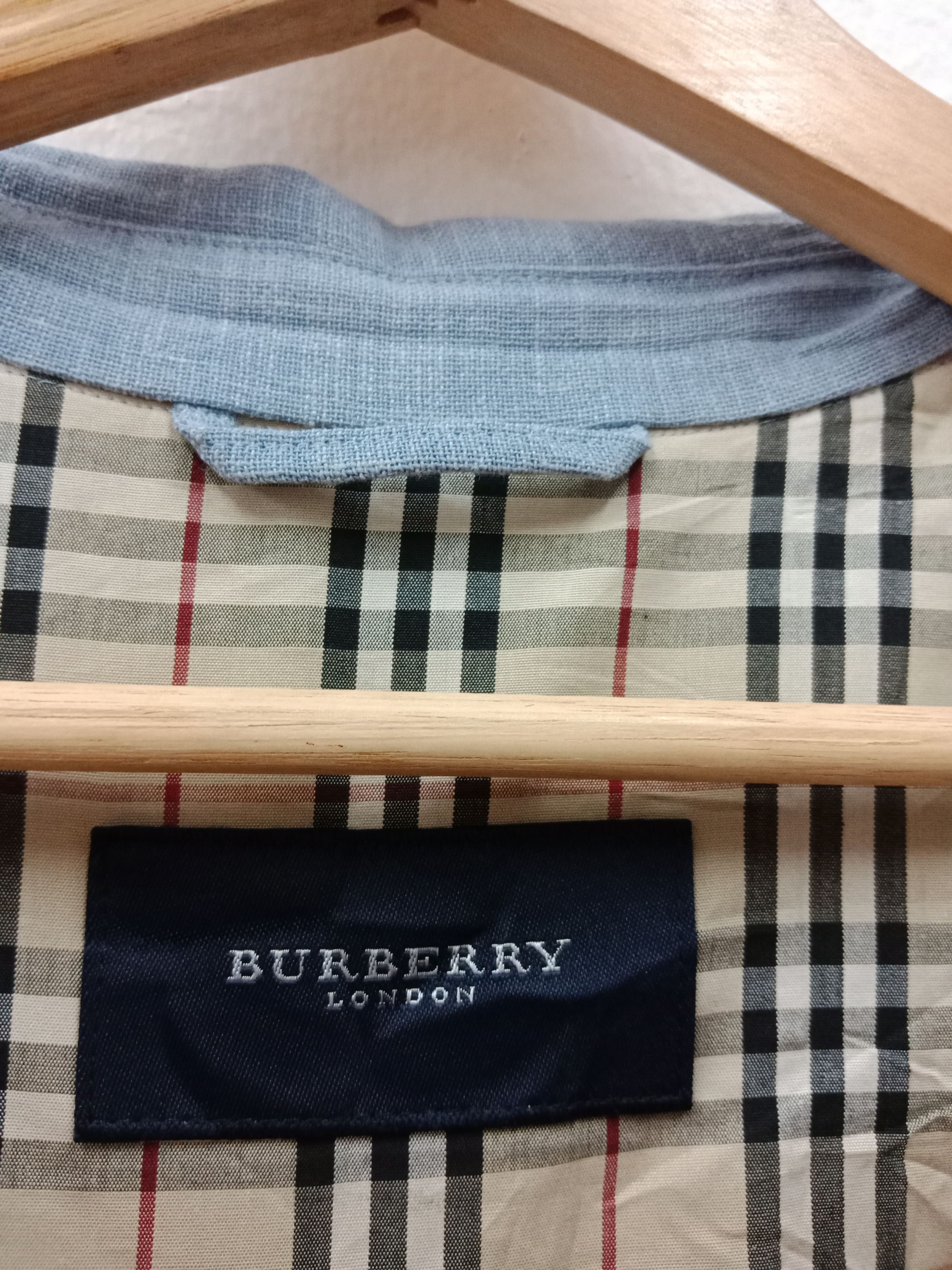 Burberry Burberry London Novacheck Blue Navy Size US L / EU 52-54 / 3 - 7 Thumbnail