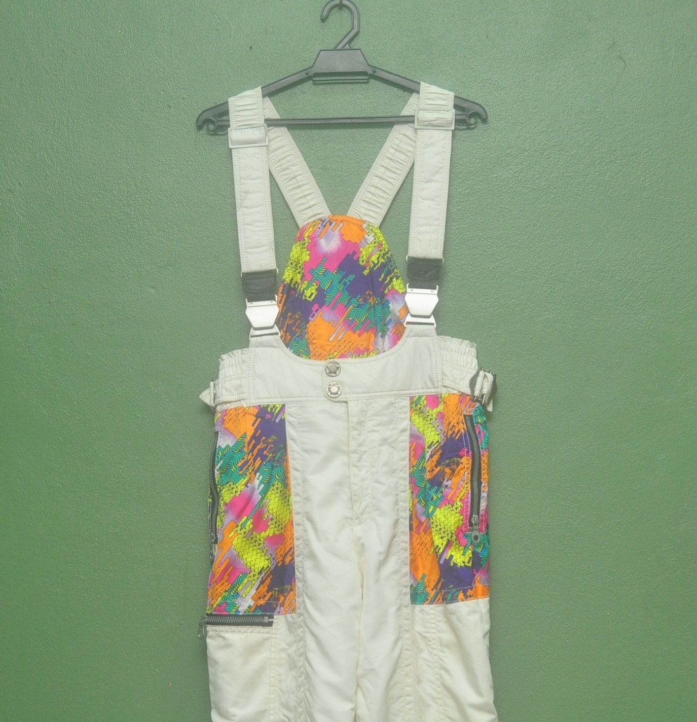 Japanese Brand × Vintage Competition Ski Pant Multicolour Travis Scott Style Fashion Size US 32 / EU 48 - 3 Thumbnail