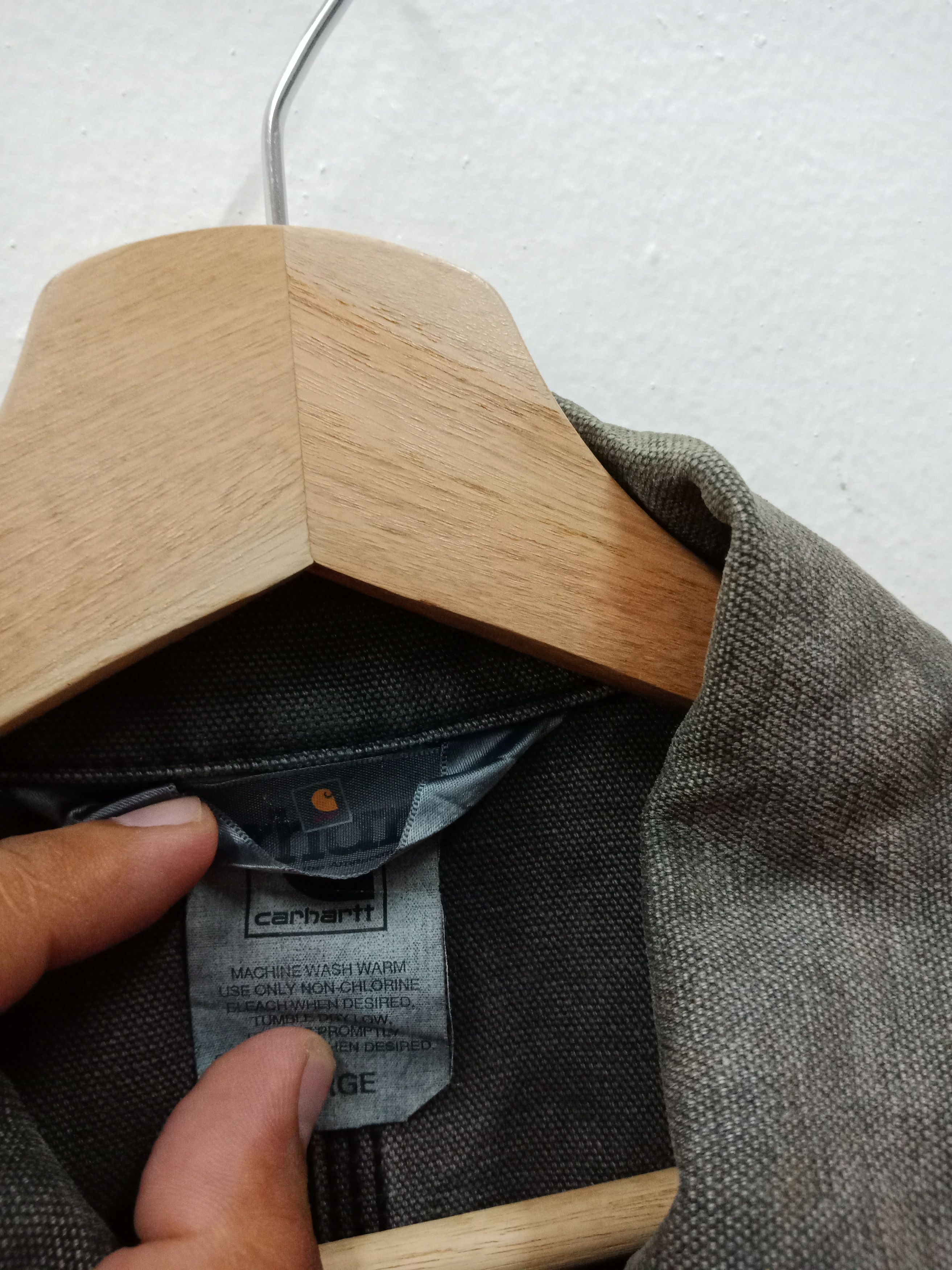 Carhartt × Vintage Carhartt Washed Gray Chore Jacket Size US L / EU 52-54 / 3 - 5 Thumbnail