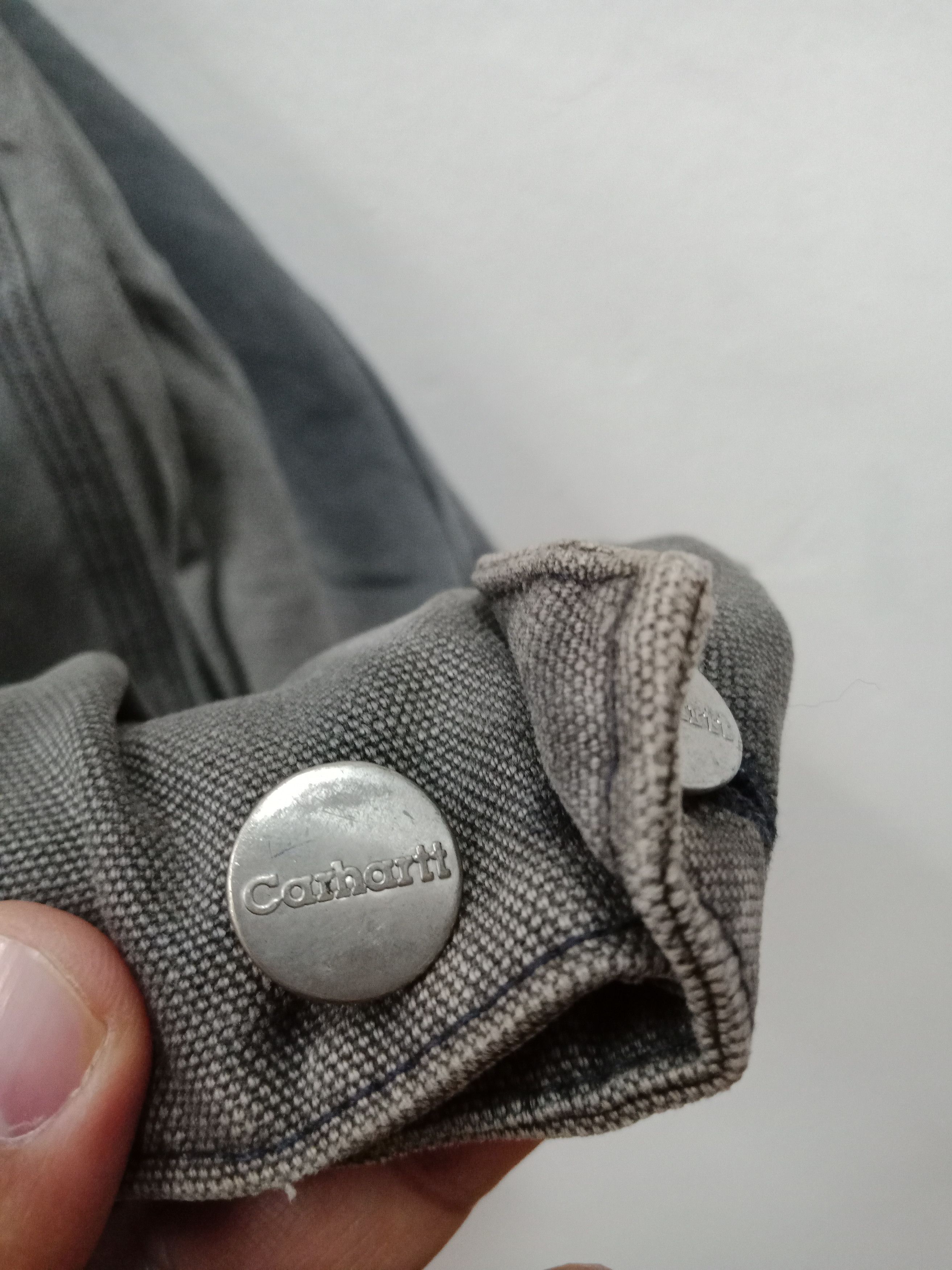 Carhartt × Vintage Carhartt Washed Gray Chore Jacket Size US L / EU 52-54 / 3 - 6 Thumbnail