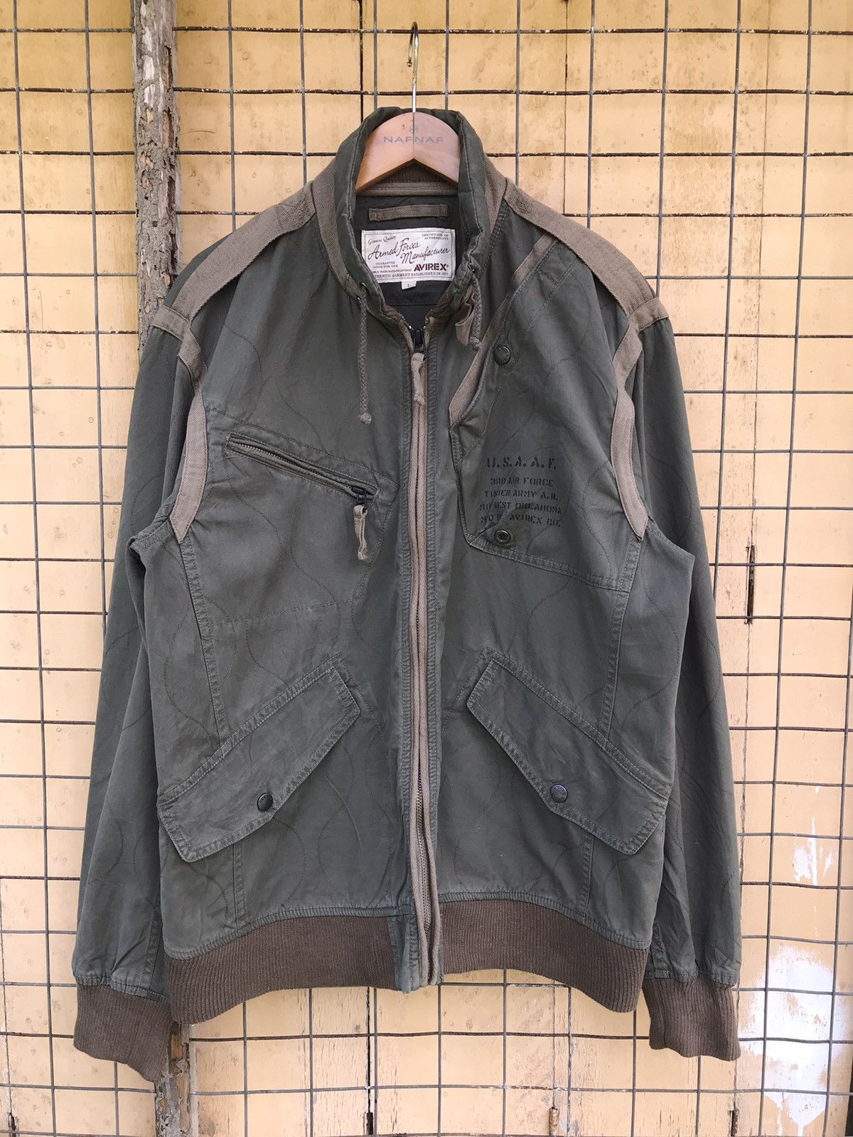 Avirex × Vintage AVIREX JACKET FULL ZIPPER Size US L / EU 52-54 / 3 - 1 Thumbnail