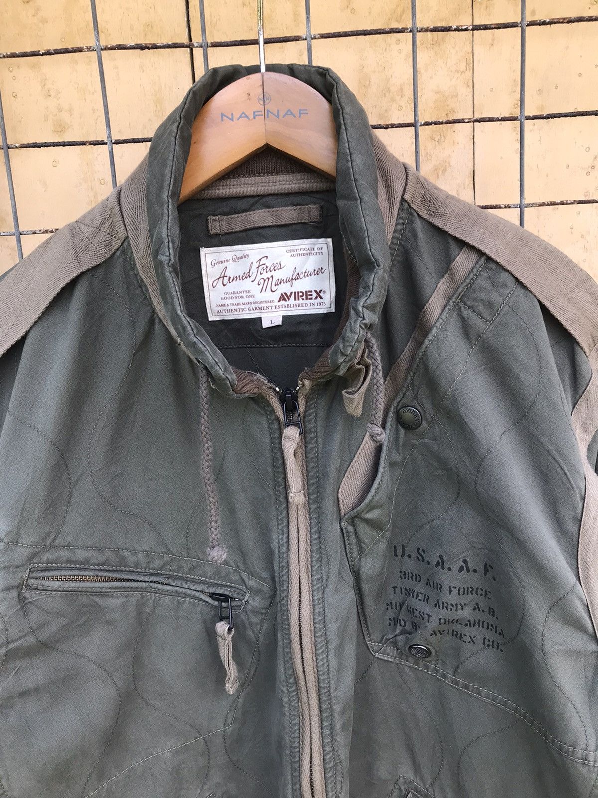 Avirex × Vintage AVIREX JACKET FULL ZIPPER Size US L / EU 52-54 / 3 - 4 Thumbnail