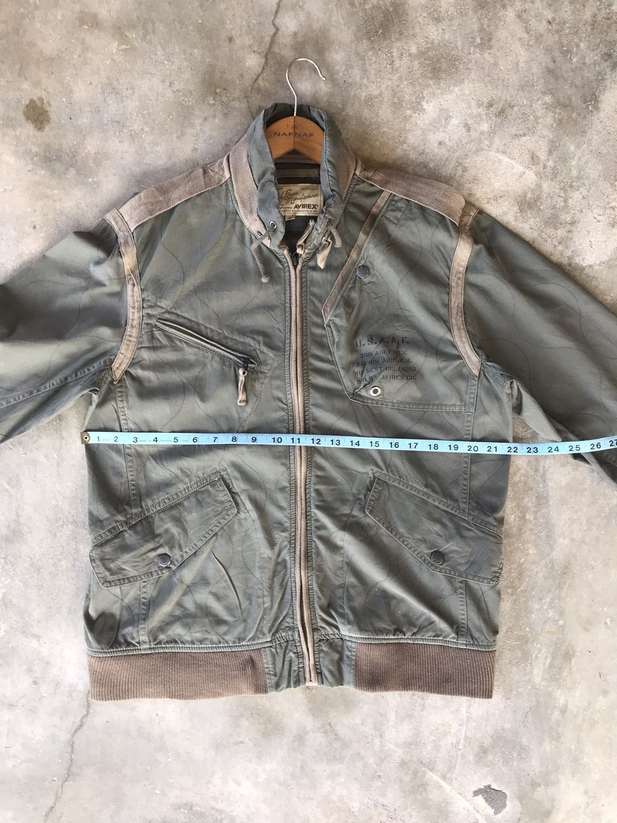 Avirex × Vintage AVIREX JACKET FULL ZIPPER Size US L / EU 52-54 / 3 - 9 Thumbnail