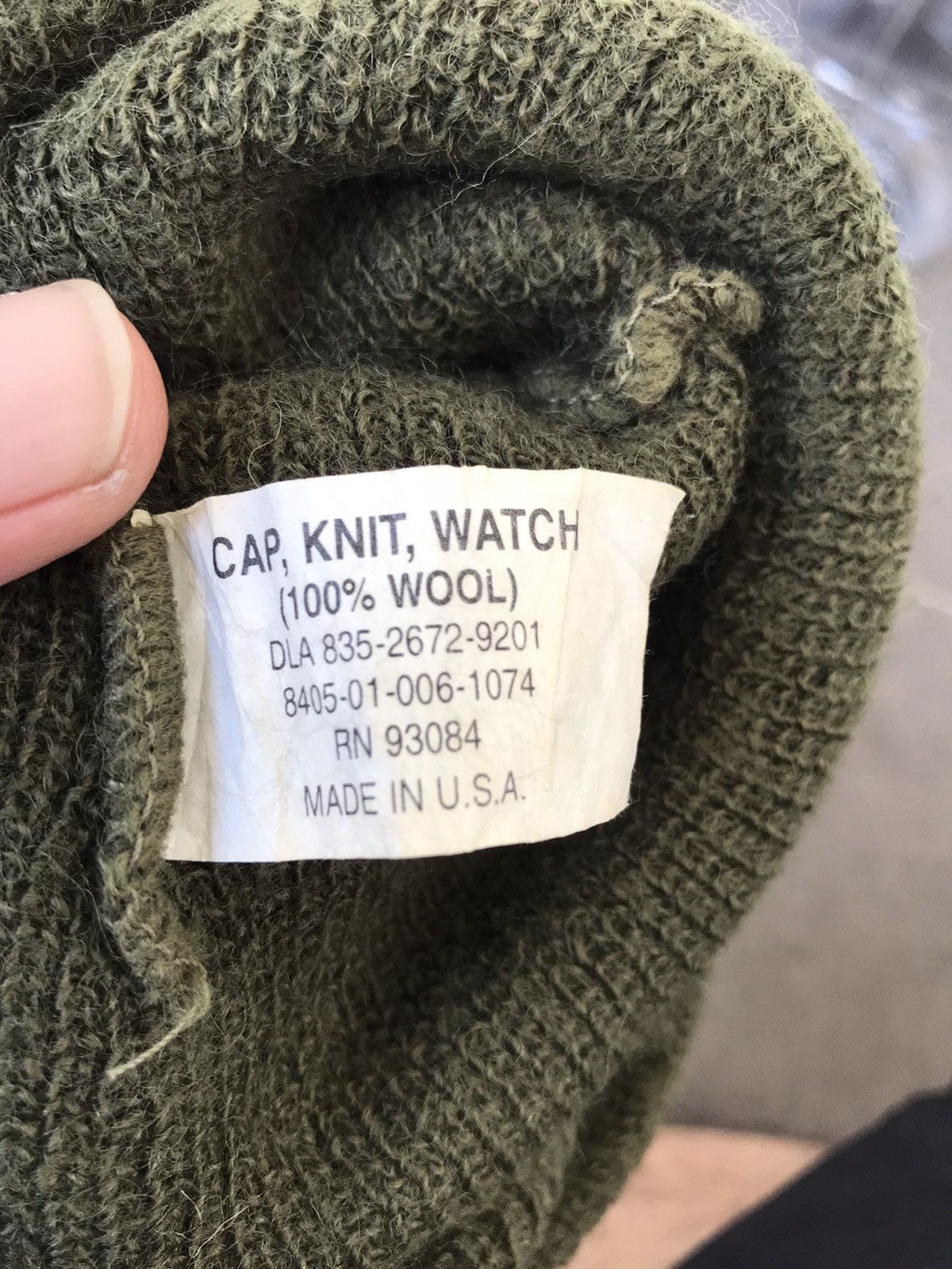 Other vintage USA Made Military Beanie Size ONE SIZE - 5 Thumbnail