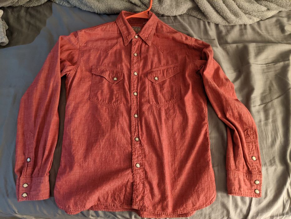 The Flat Head Red Chambray Western Size US M / EU 48-50 / 2 - 1 Preview