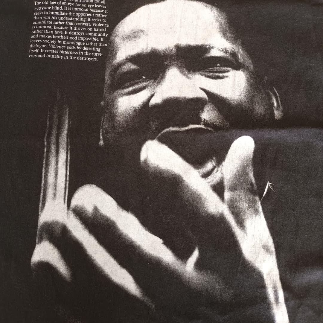 Vintage Vintage 90s Martin Luther King Jr As Worn By Axl Rose Size US XL / EU 56 / 4 - 3 Thumbnail