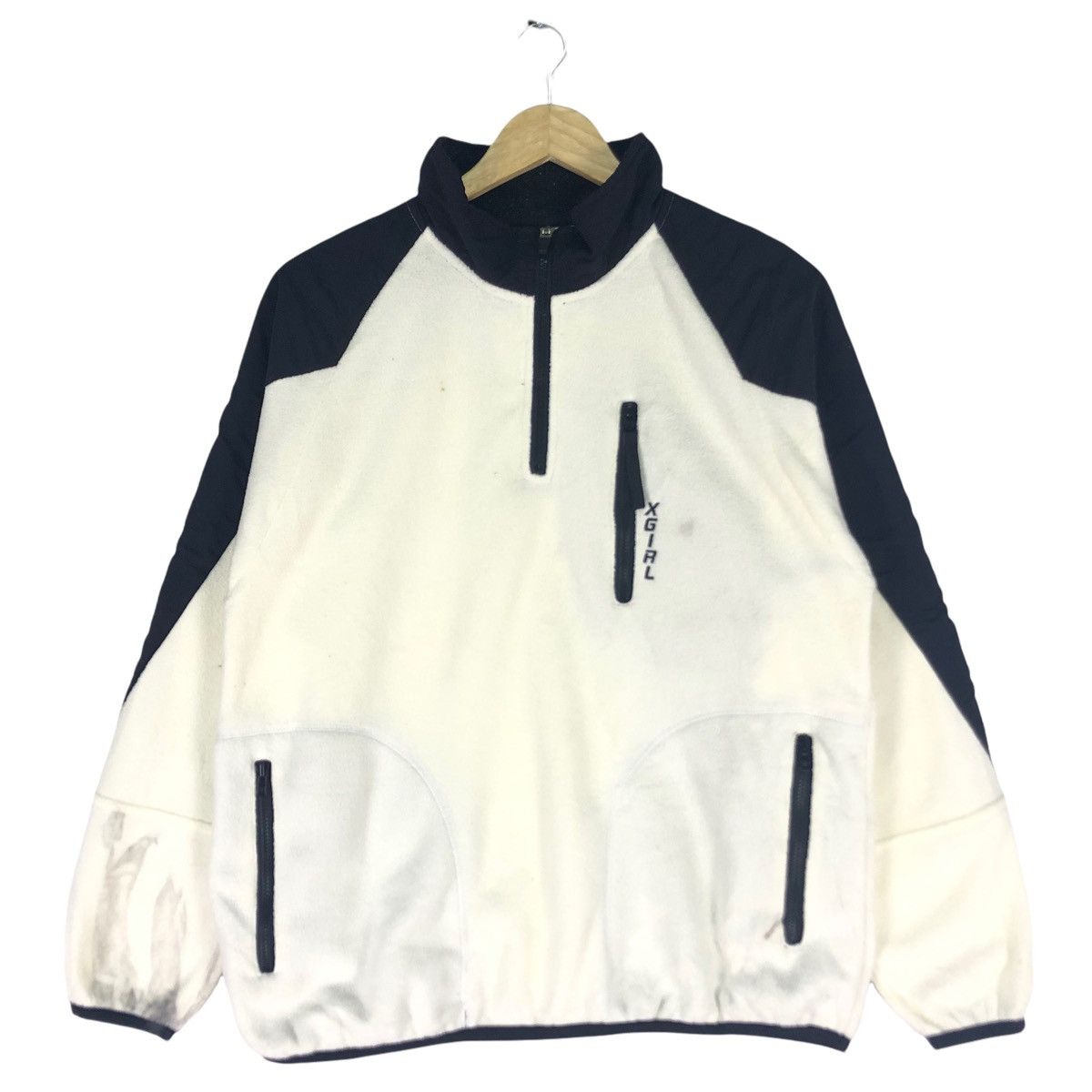 X Girl Fleece Half Zip Sweatshirt