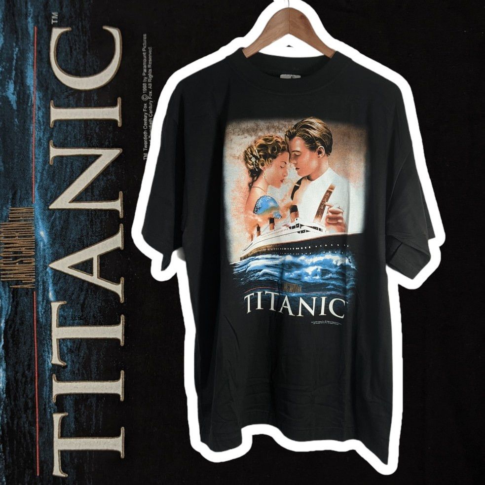 Anime × Vintage 1998 James Cameron Titanic Leonardo DiCaprio Size US XL / EU 56 / 4 - 1 Thumbnail